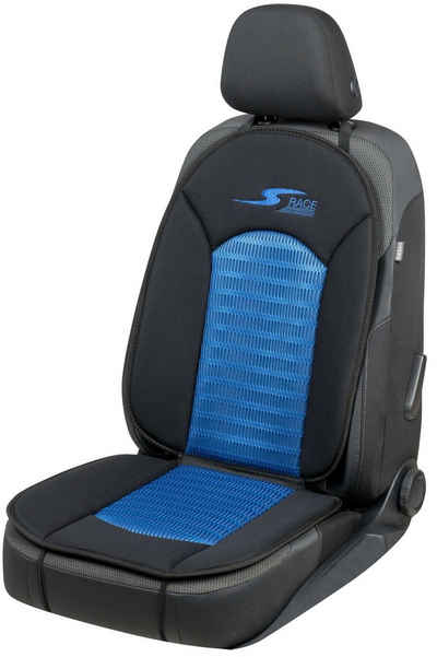 WALSER Autositzauflage Universal Polyester Auto Sitzauflage S-Race blau, waschbar