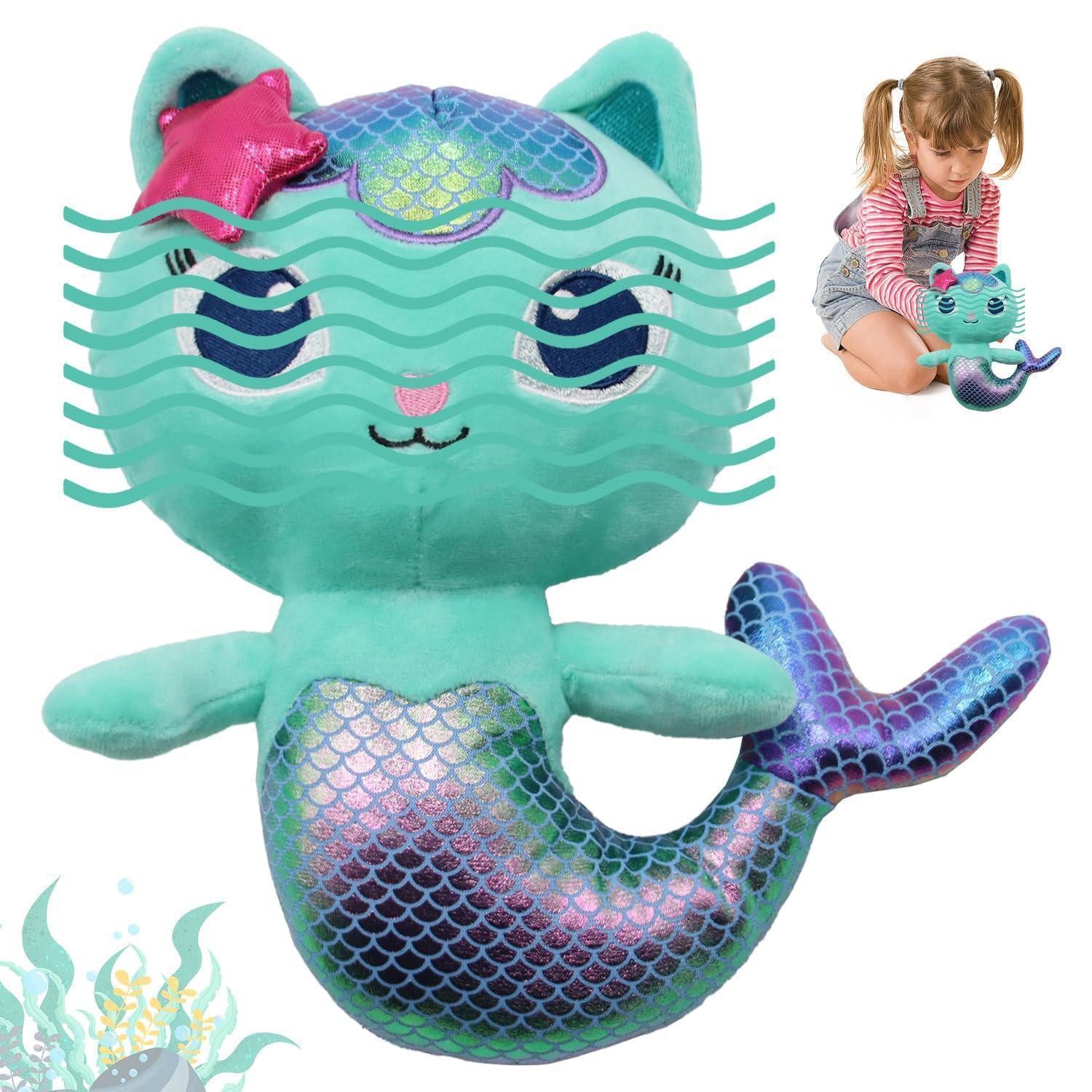 LuxusKollektion Kuscheltier Plüschtier Meerjungfrau Katze 25 cm weich waschbar PP-Baumwolle