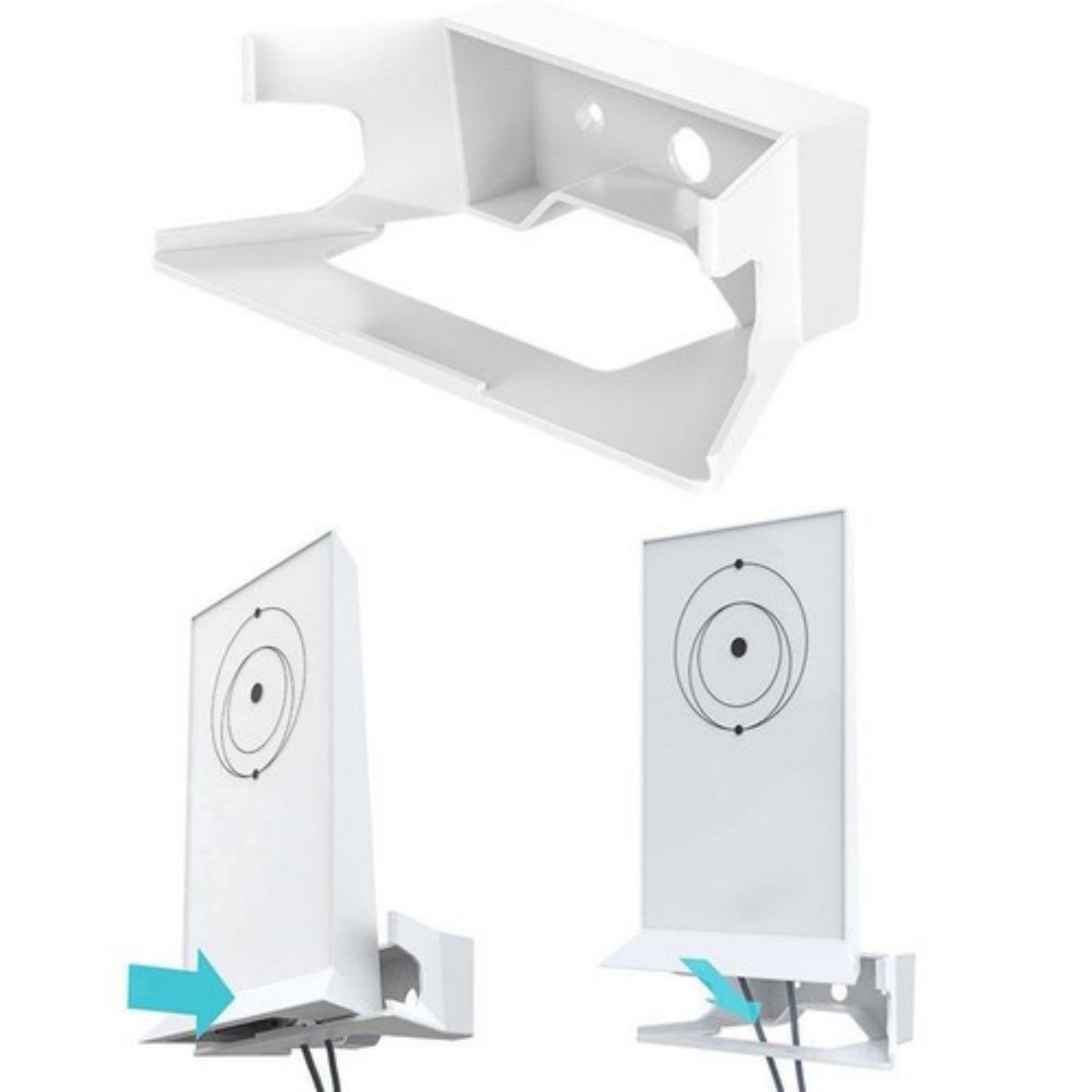 YUBRO-STUDIO SAT-Halterung Starlink Gen 2 ABS Routerhalter Wandhalterung rechteckiger Router