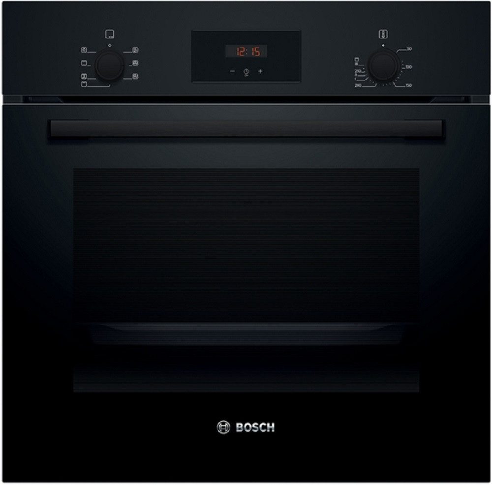 BOSCH Backofen-Set HBD231FB87, mit nachrüstbar, 3D-Heißluft, Halogen-Innenbeleuchtung
