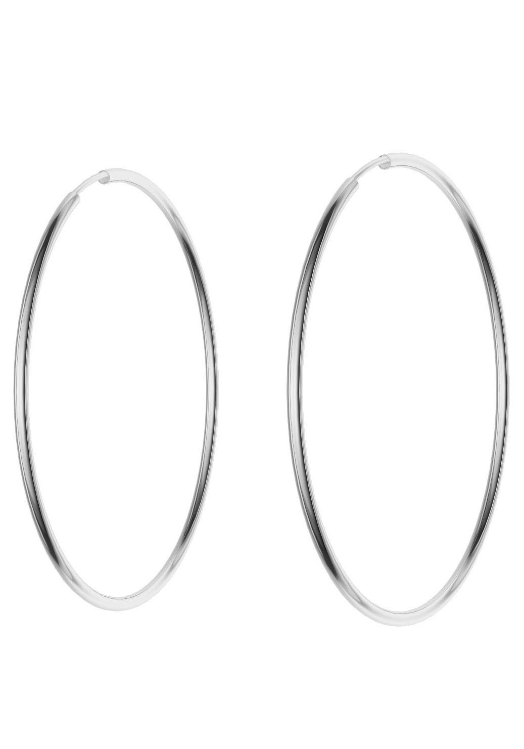 Firetti Paar Creolen Schmuck Geschenk Silber 925 2,0 mm breit, Made in Germany