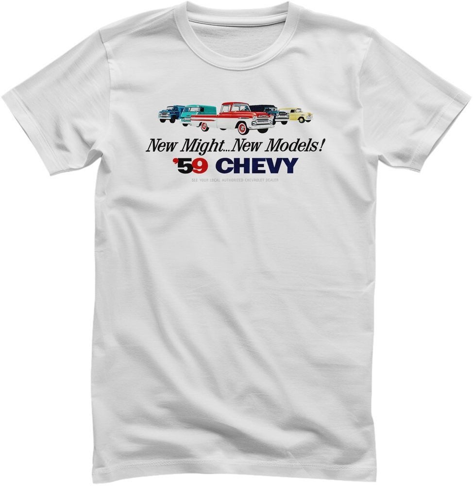 Chevrolet T-Shirt 1959 CHEVY - New Models Vintage Add T-Shirt
