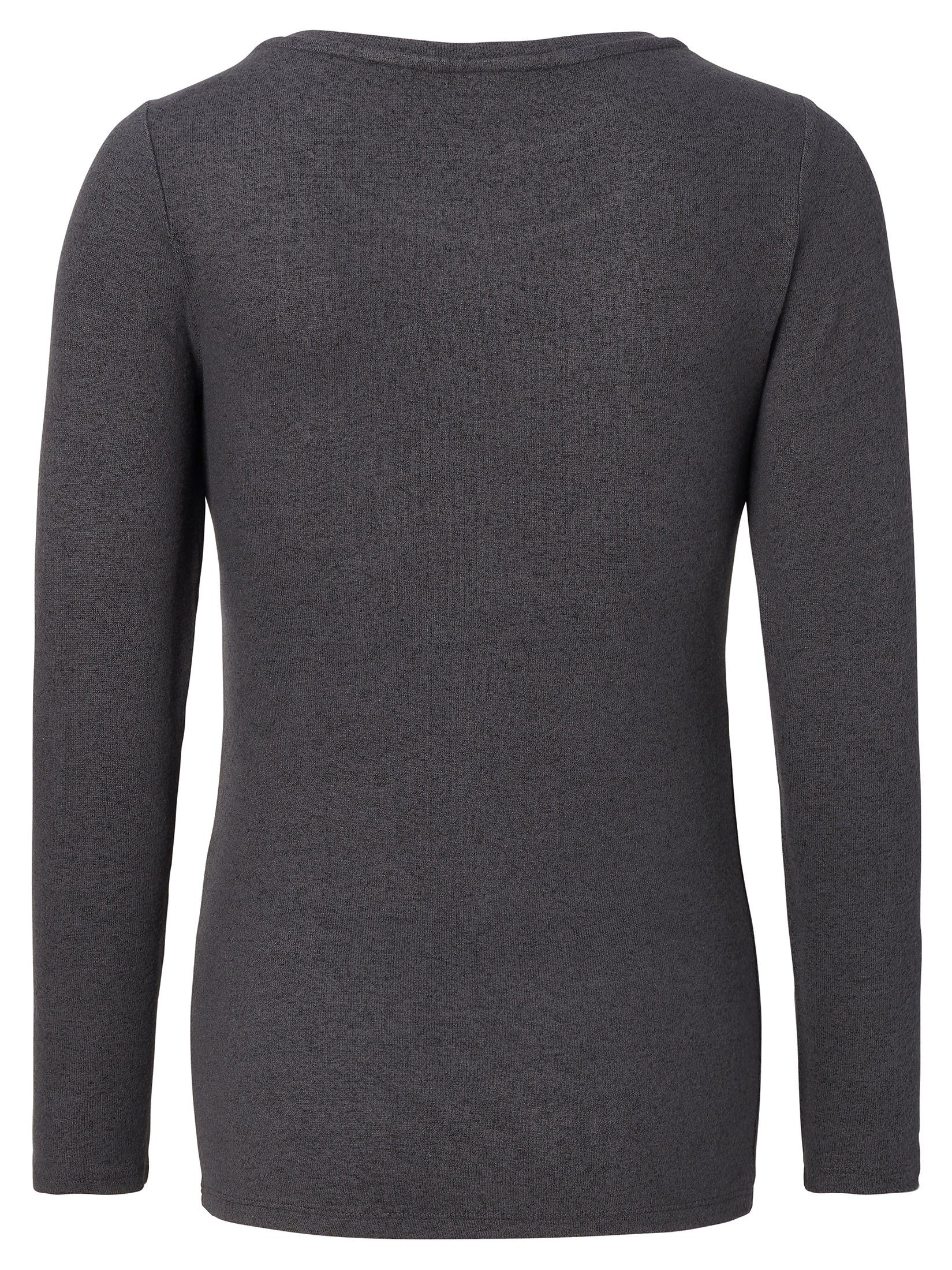 Grey Noppies (1-tlg) Noppies Melange Plano Still-Shirt Stillshirt