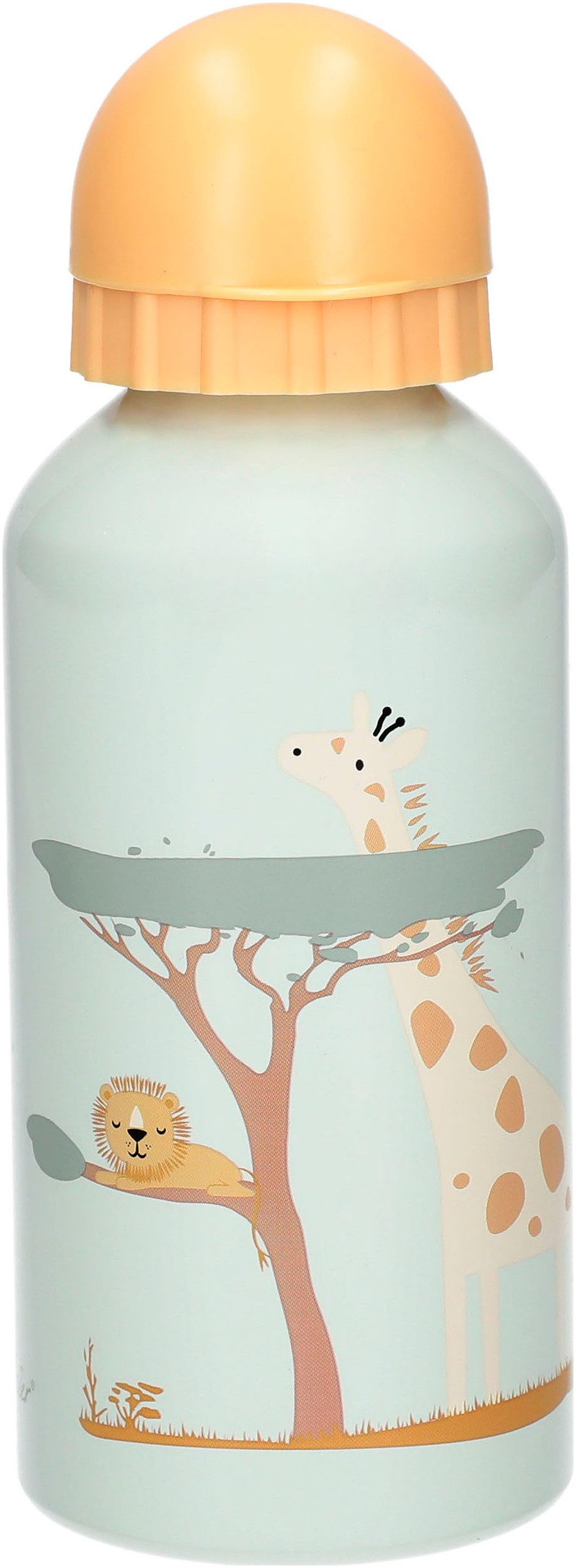 Sterntaler® Lunchbox Brotzeitdose & Trinkflasche Safari, Aluminium, Polyprophylen (PP), (2-tlg), mit Trinkflasche