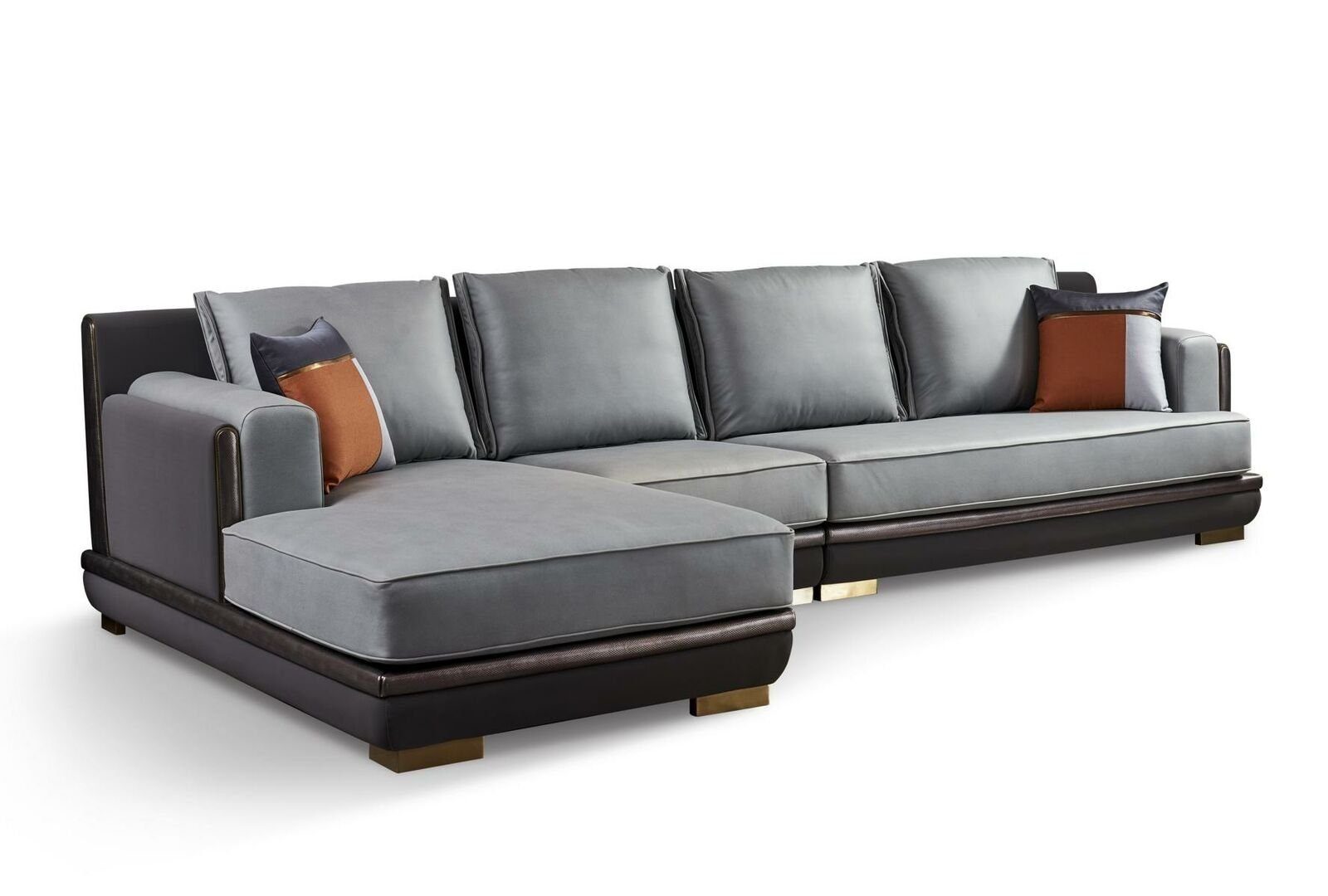 JVmoebel Ecksofa, Design Esk Ecksofa L form Modern Sofas Ledersofa Couch