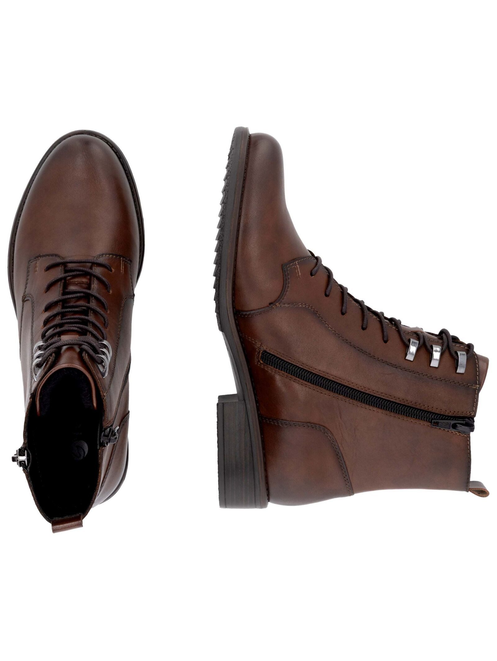 Remonte Remonte Stiefelette Glattleder Schnürstiefelette