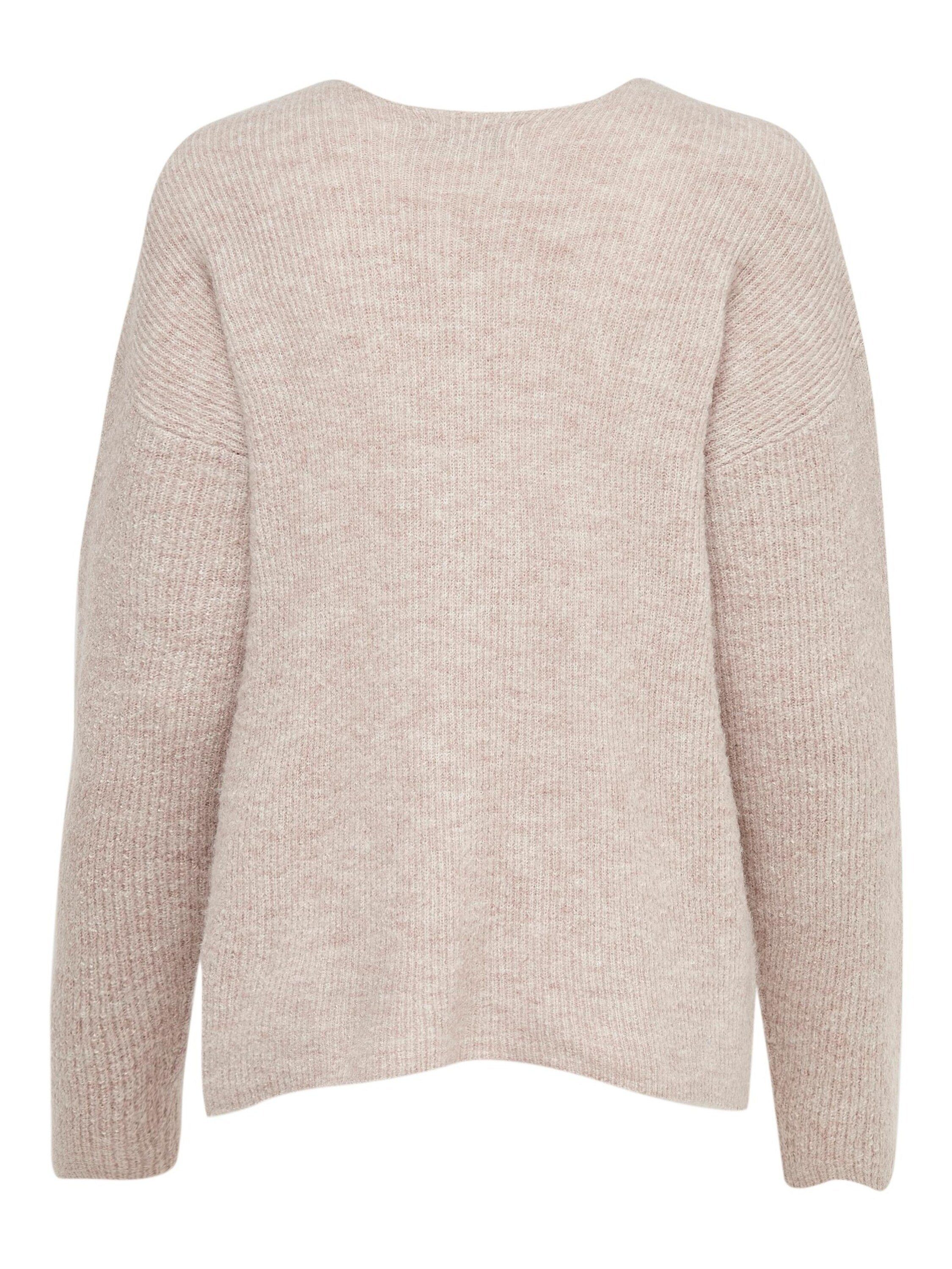 Details stone Strickpullover pumice Camilla (1-tlg) Plain/ohne ONLY