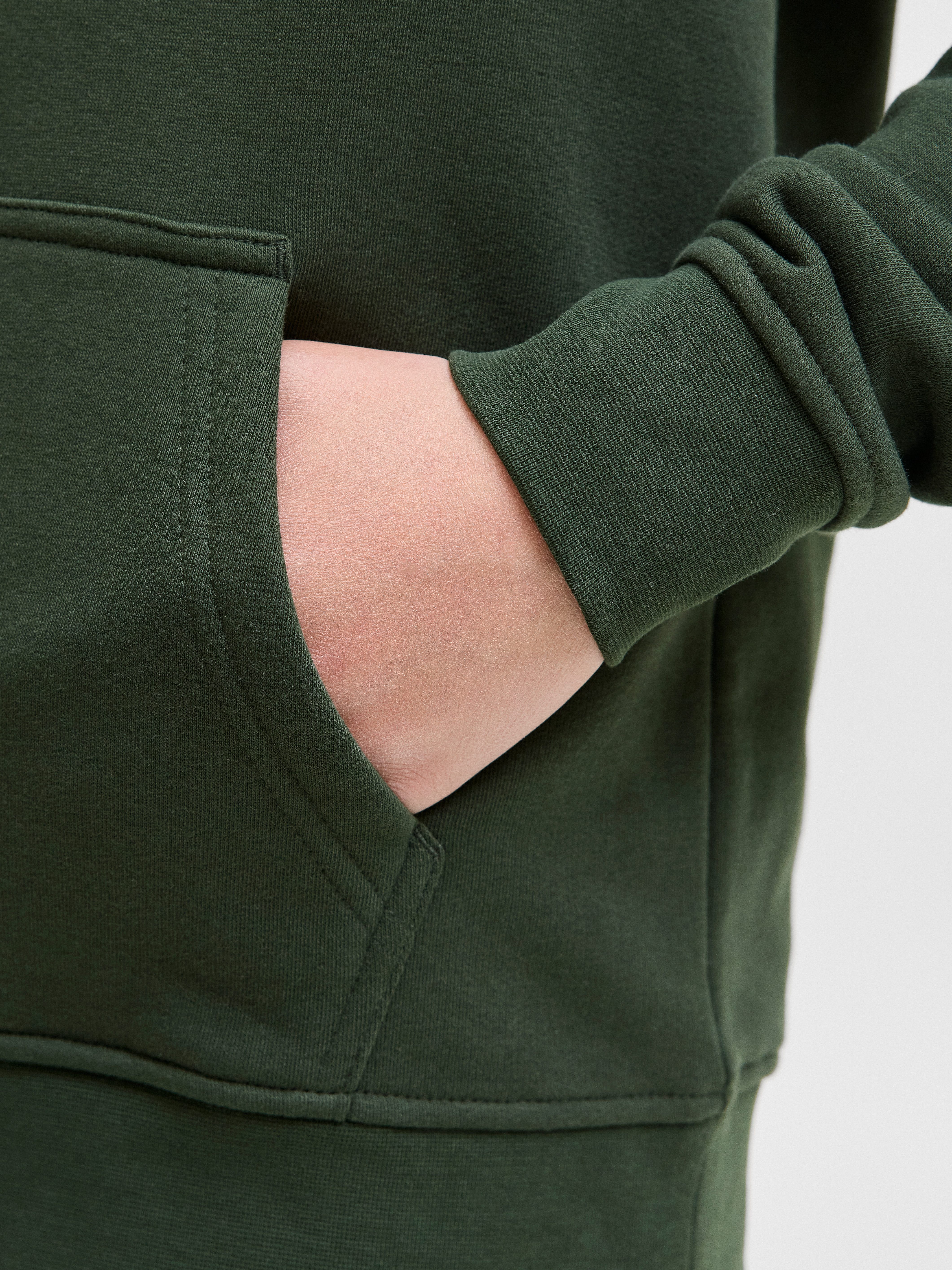 Jack & Jones Junior Kapuzensweatshirt JJESOHO SWEAT HOOD NOOS JNR Baumwollmischung, relaxed fit