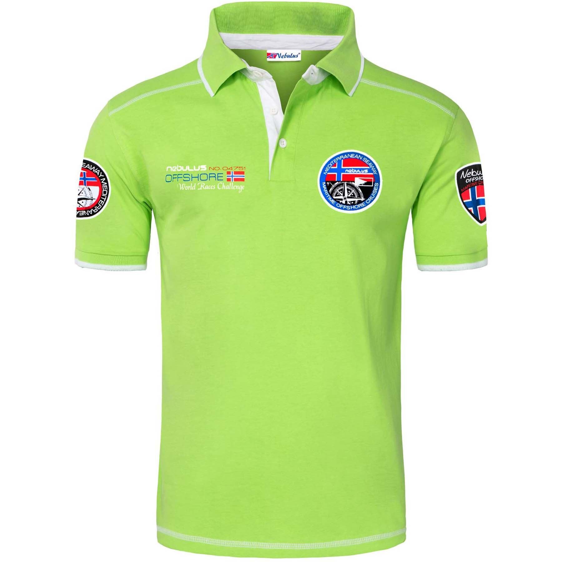 Nebulus Poloshirt FORWARD, P4046 - Herren, limettengrün, XXL günstig online kaufen