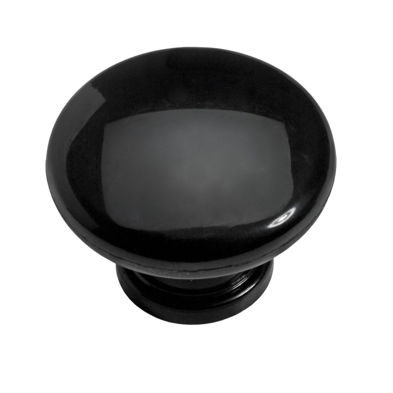 Hettich Möbelknopf Hettich Möbelknopf Kunststoff schwarz Ø 40,0 mm -