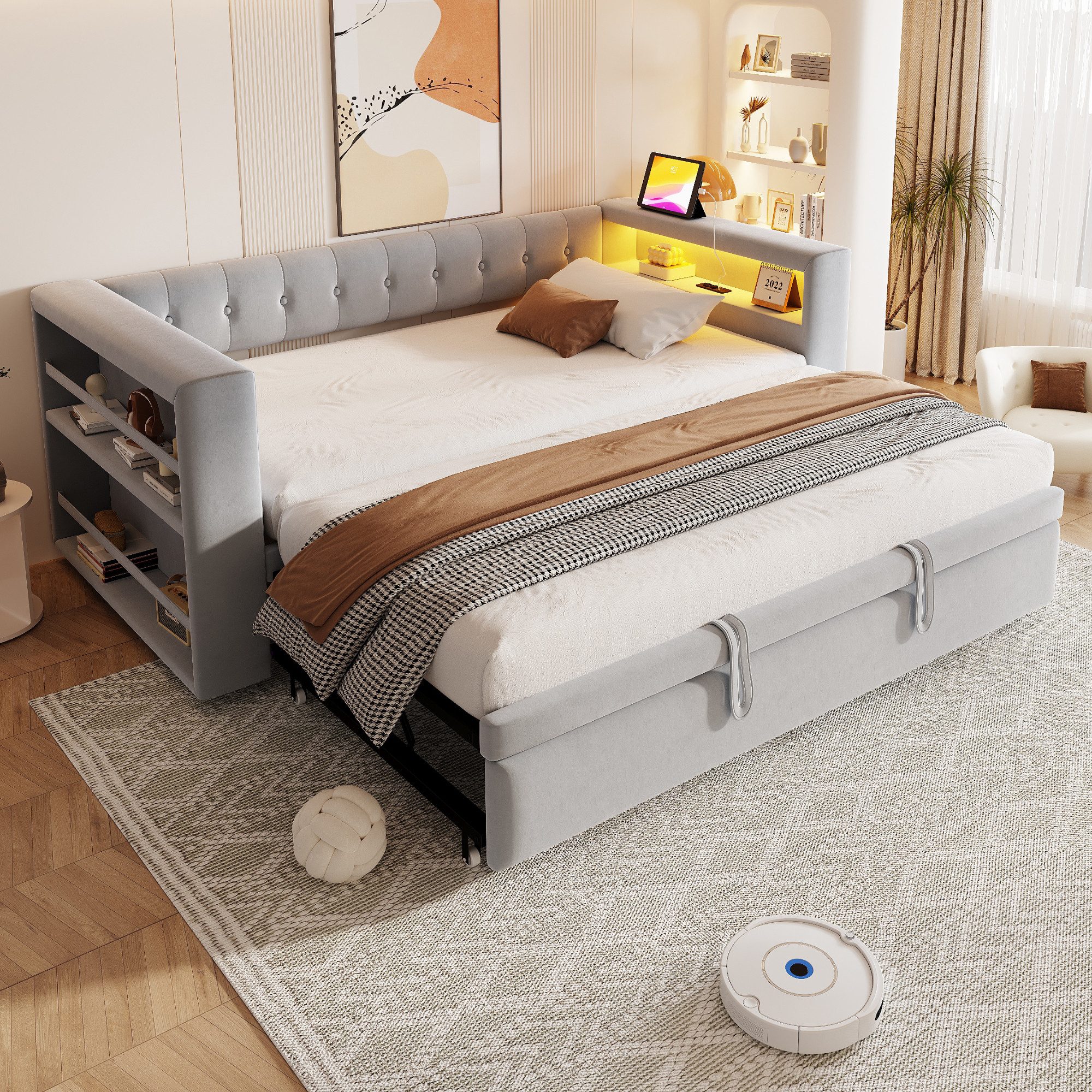 Flieks Daybett, Polsterbett Schlafsofa 90/180×190cm mit günstig online kaufen