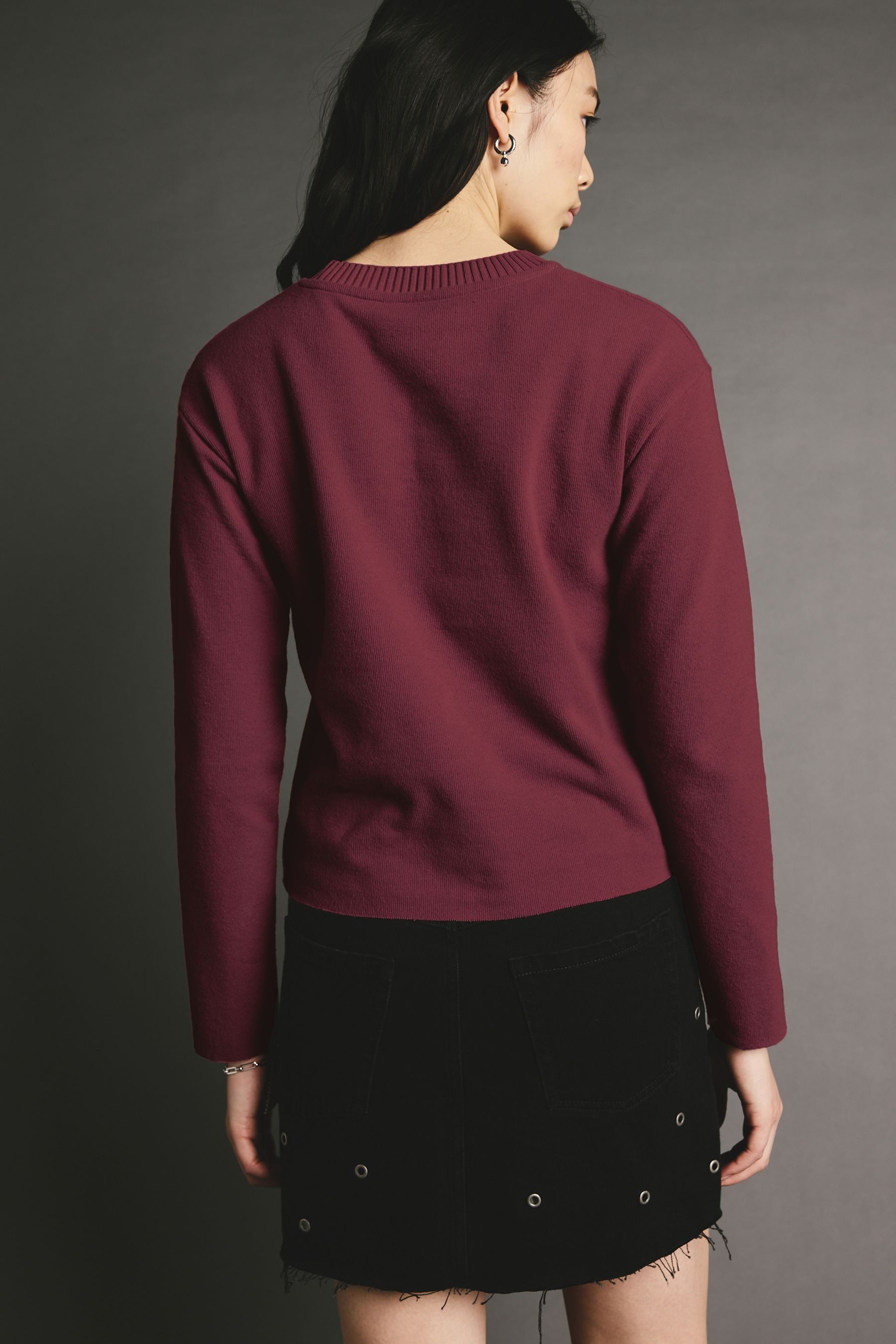 Next Rundhalspullover Weicher, gemütlicher, gerippter Rundhalspullover (1-t günstig online kaufen