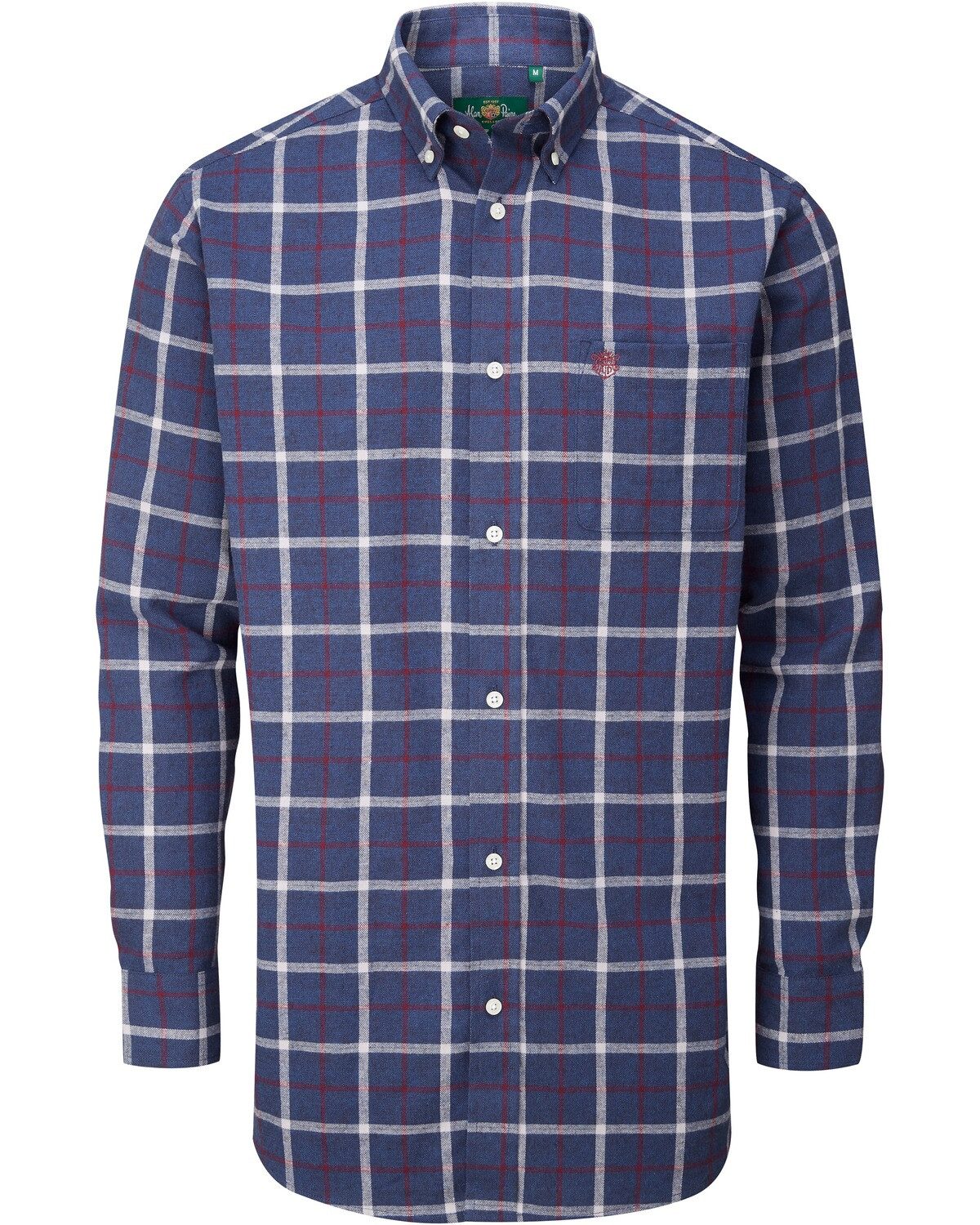 Alan Paine Flanellhemd Karohemd Ilkley Flannel