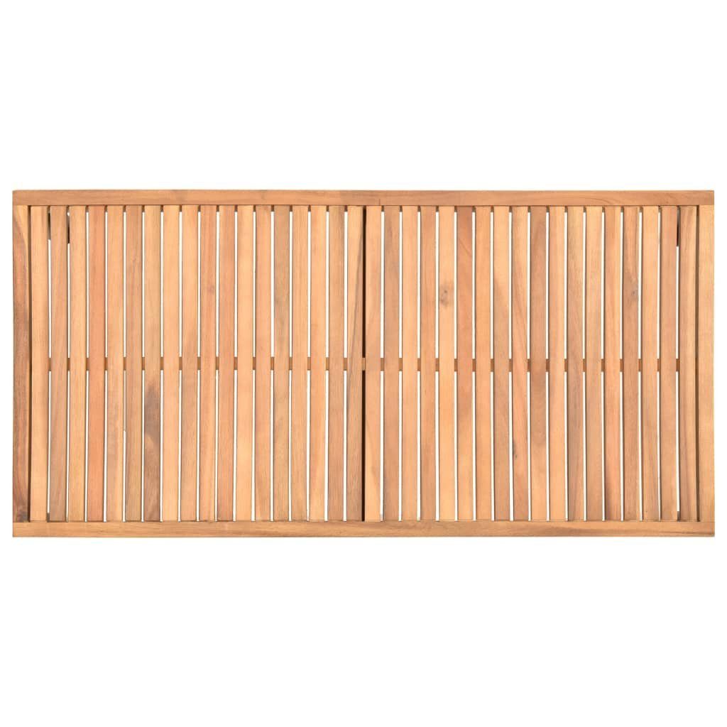 cm Massivholz Garten-Couchtisch Akazie 110×55×35 Couchtisch vidaXL