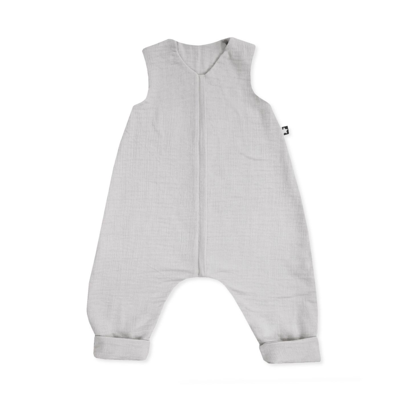 Babyschlafsack grau Jumper Musselin 80