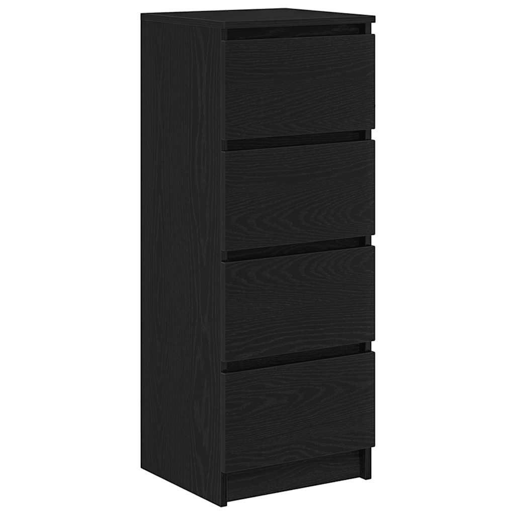 vidaXL Sideboard Sideboard Schwarz Eichen-Optik 37,5x35x99 günstig online kaufen