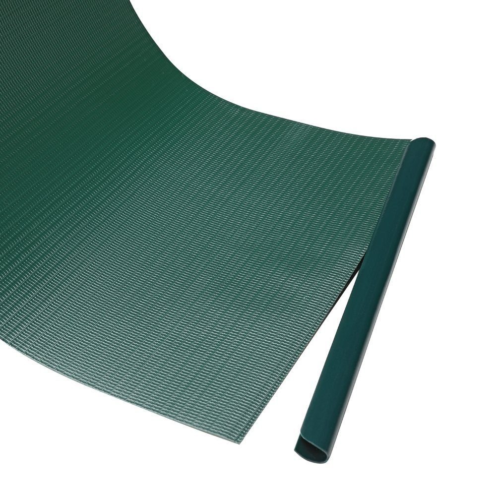 Melko Doppelstabmattenzaun PVC Sichtschutzstreifen 35 o. 65 Meter Grau Grün Zaunblende Folie, (Stück, Sichtschutz mit Clips), Blickdichte Qualität