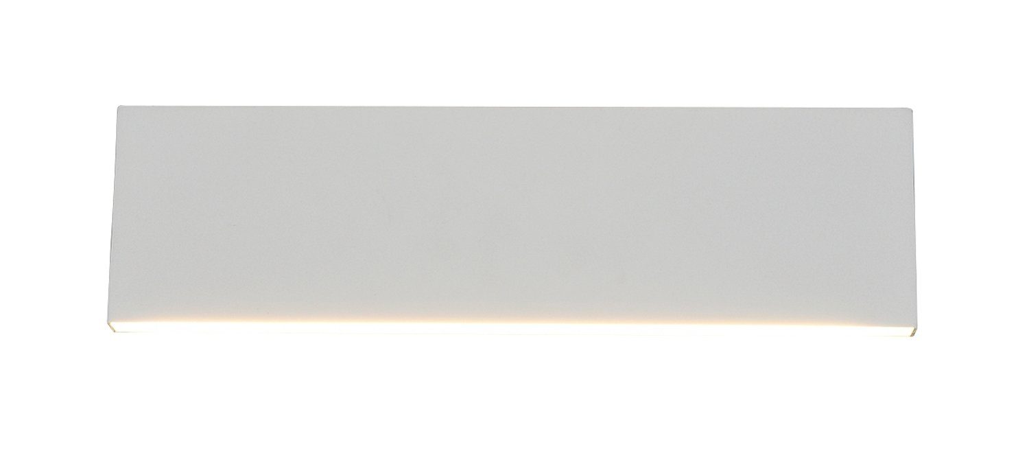 TRIO Leuchten LED Wandleuchte CONCHA, 2-flammig, Breite 28 cm, Weiß, Metall, Dimmfunktion, LED fest integriert, Warmweiß, Acryl | Wandleuchten