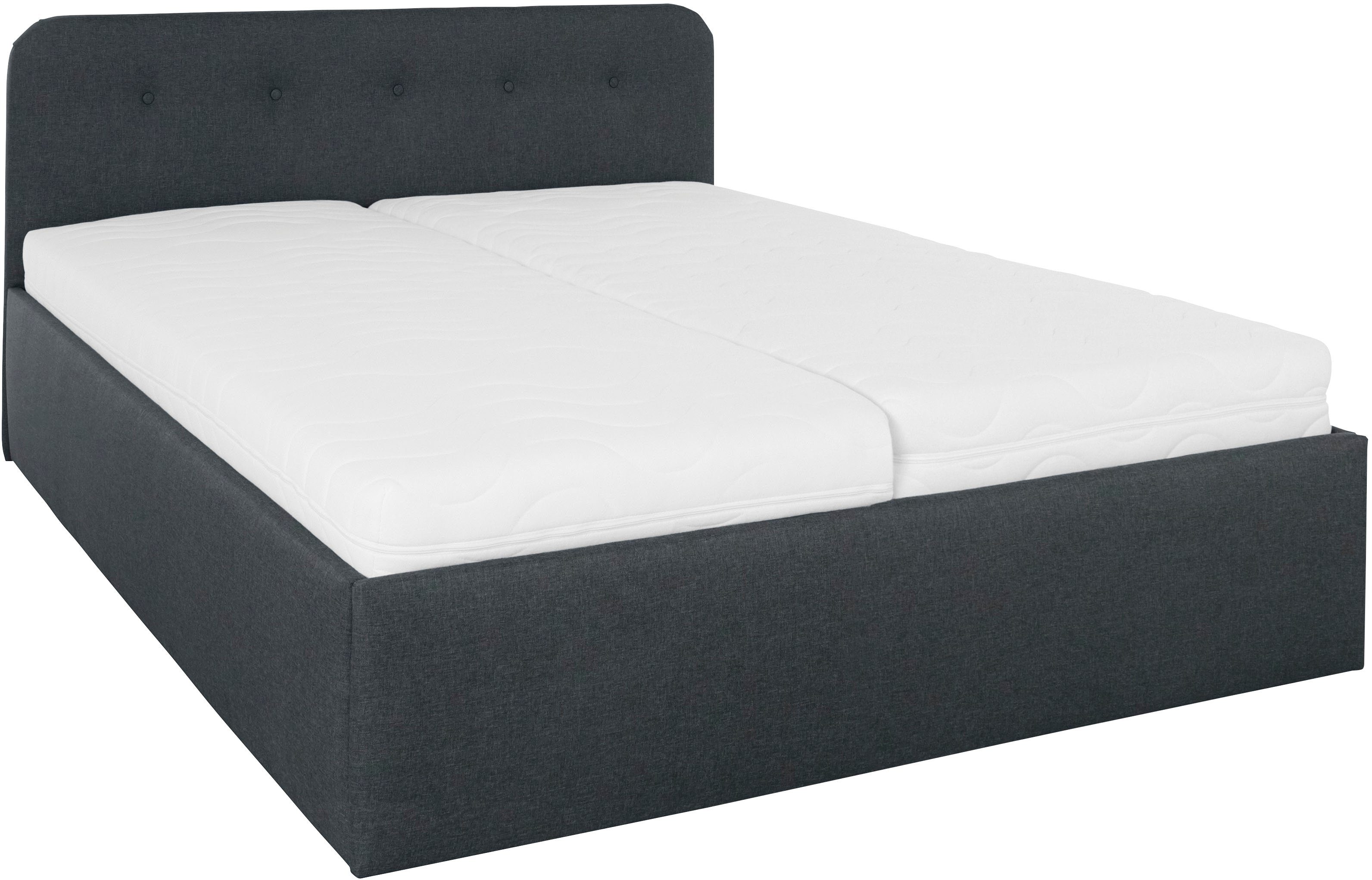 Westfalia Schlafkomfort Polsterbett "Rostock" auch mit Stauraum und Kopftei günstig online kaufen
