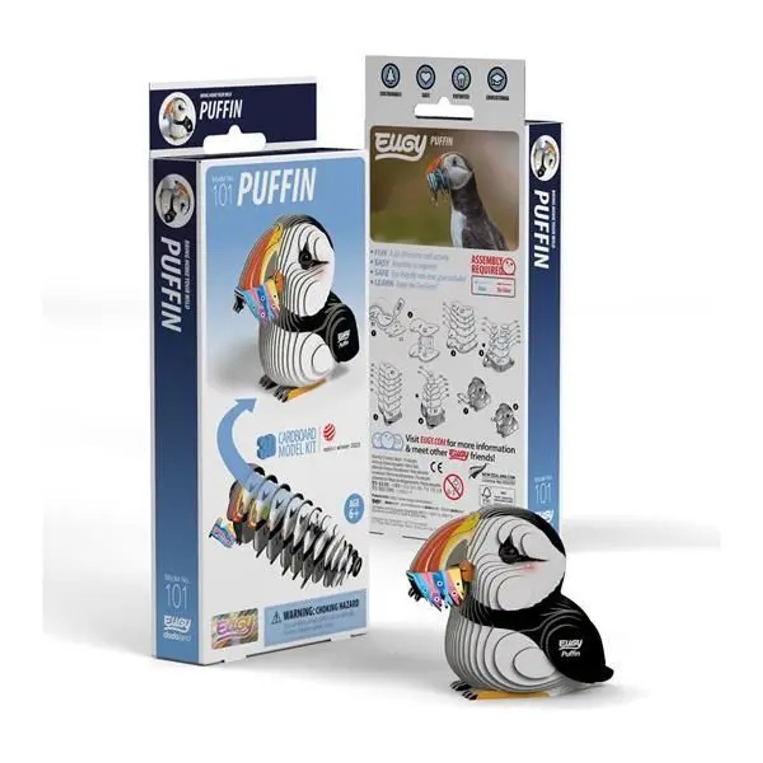 Eugy Spiel EUGY 3D Bastelset Papageientaucher