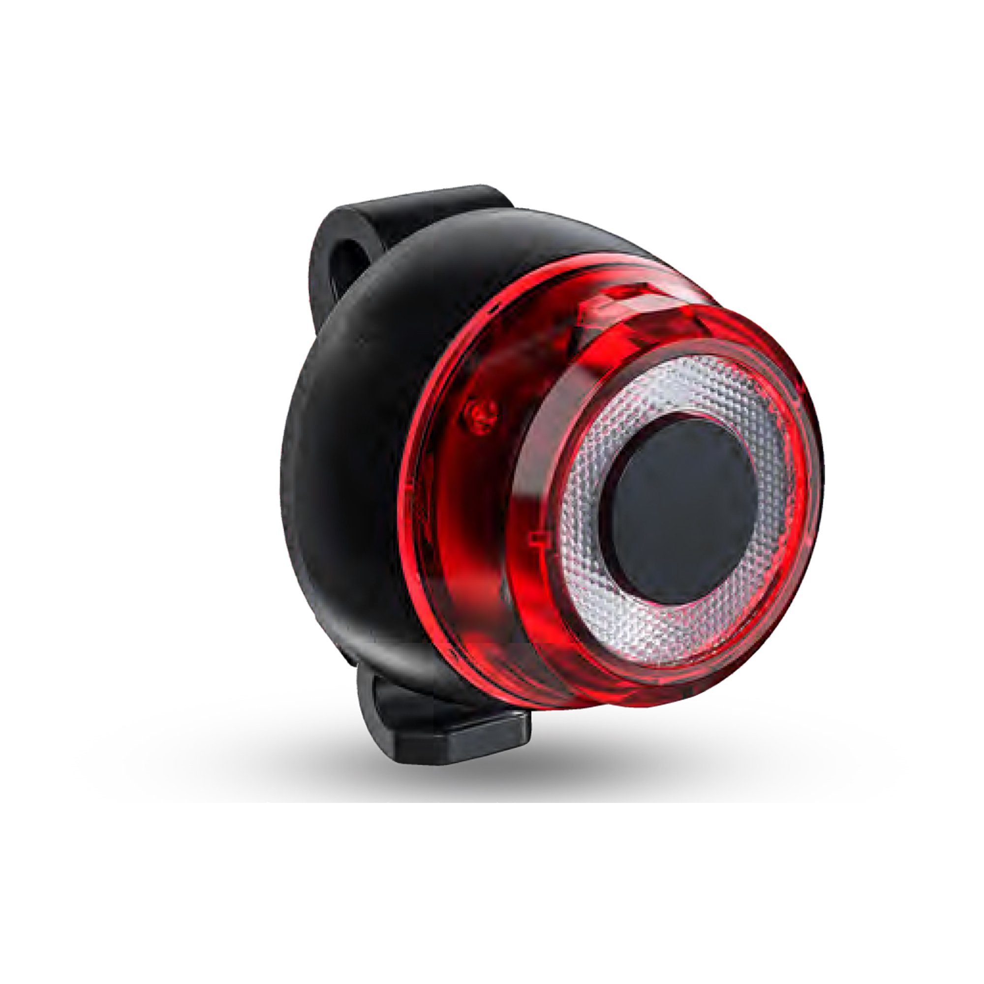 SachsenRad Fahrrad-Rücklicht LED-Rücklicht Red Circle, leichter An- und Abbau, 220° vertikal, 20° horizontal