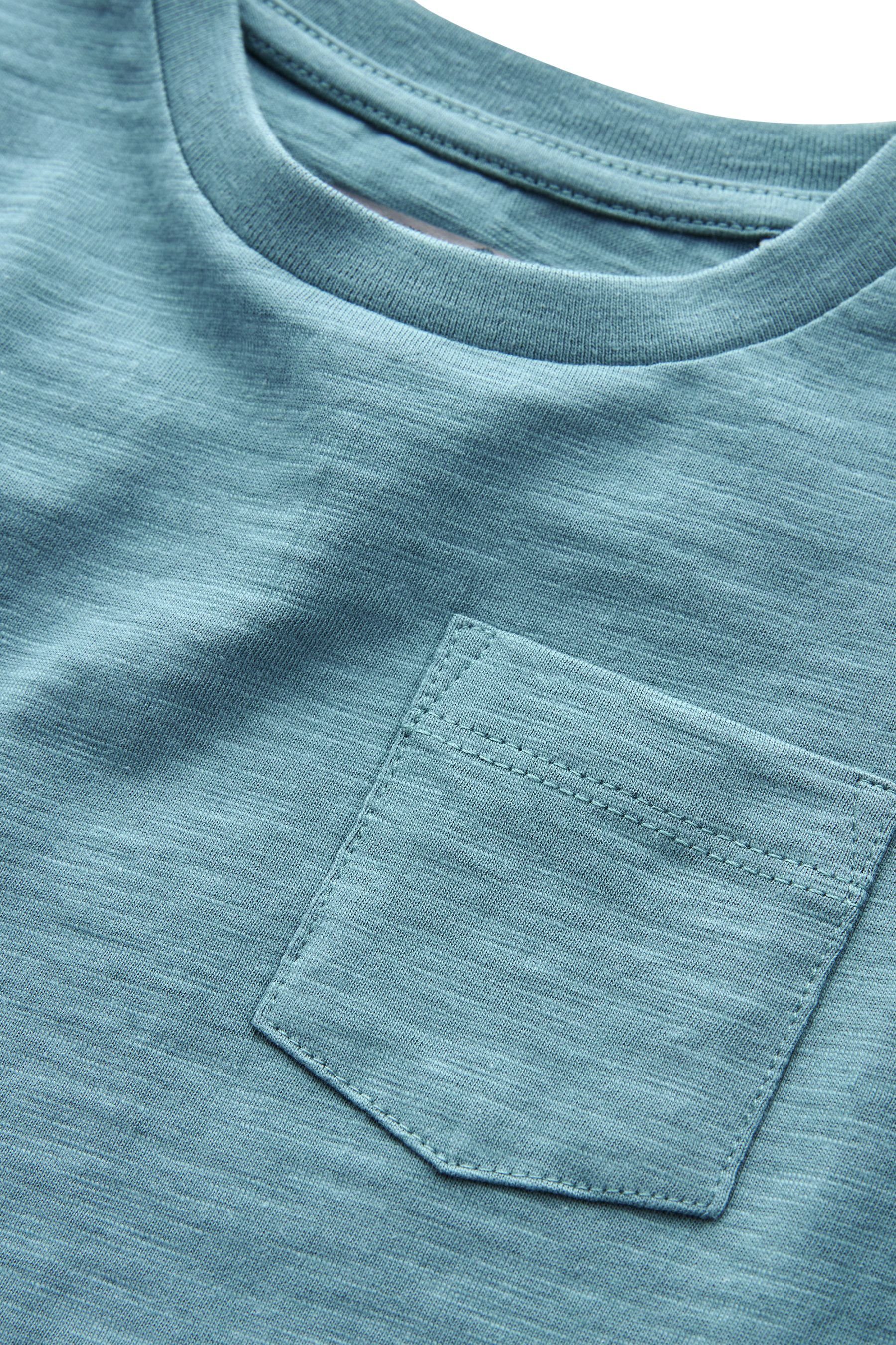 Denim T-Shirt Blue T-Shirt Mid Next (1-tlg)