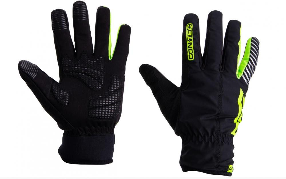 Contec Fahrradhandschuhe CONTEC Winterhandschuh Dense Waterproof, Größe S, schwarz/neogrün, was