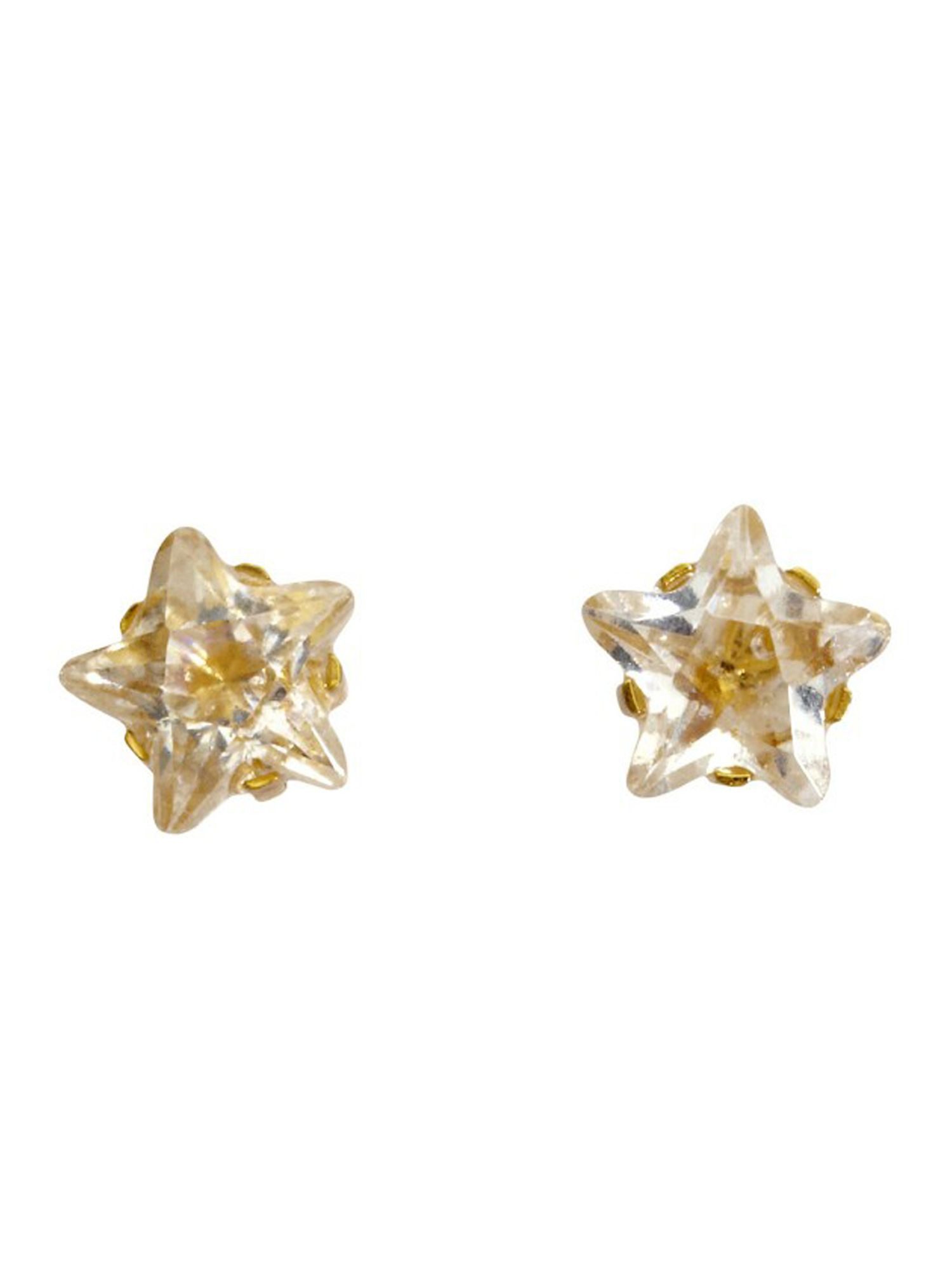 Miamar Paar Ohrstecker SS05, Miamar SS05 Kinder Ohrstecker Stern Edelstahl Weiß