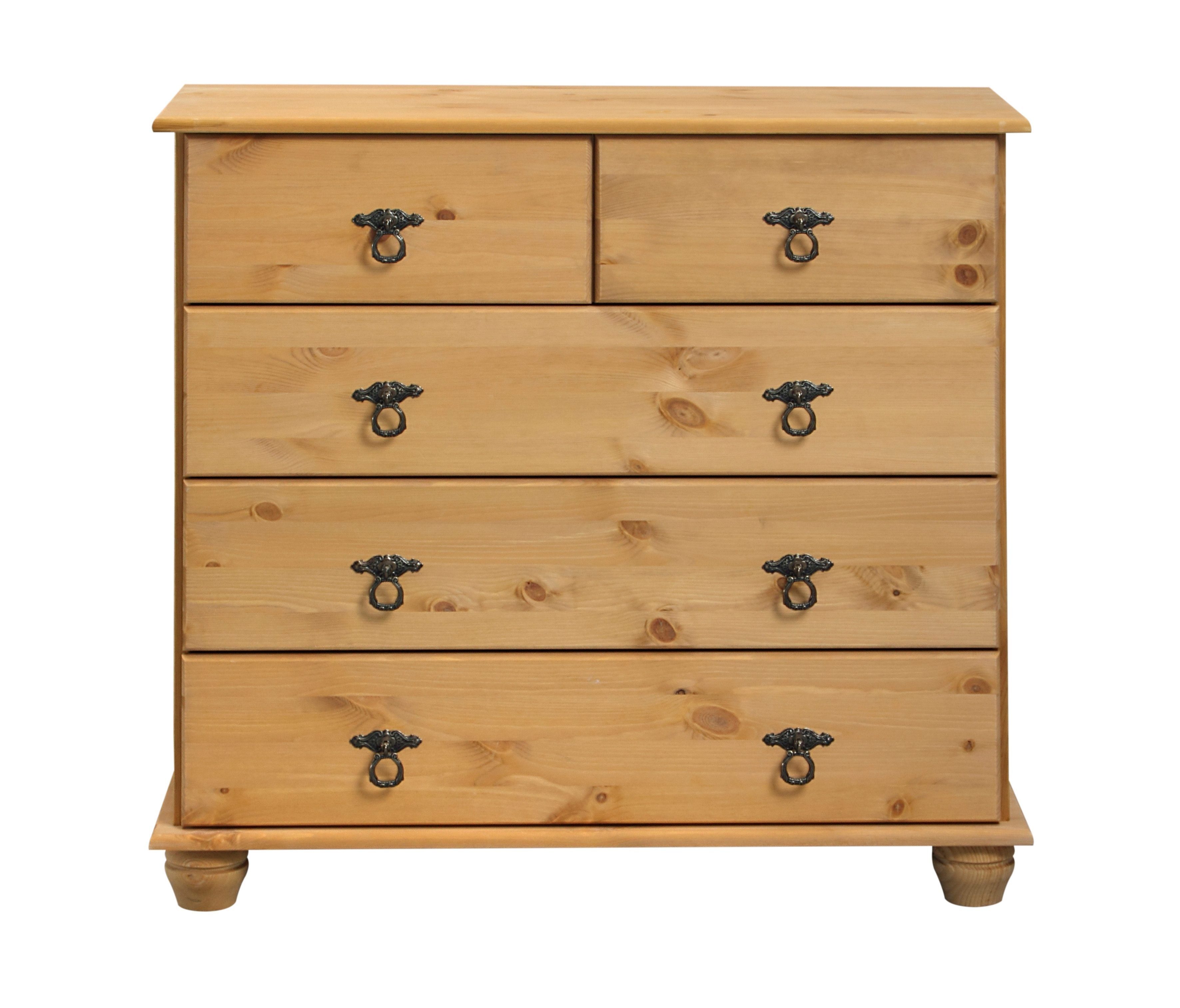OTTO home Kommode Finca, aus massivem Kiefernholz, mit Schubladen für Stauraummöglichkeiten
