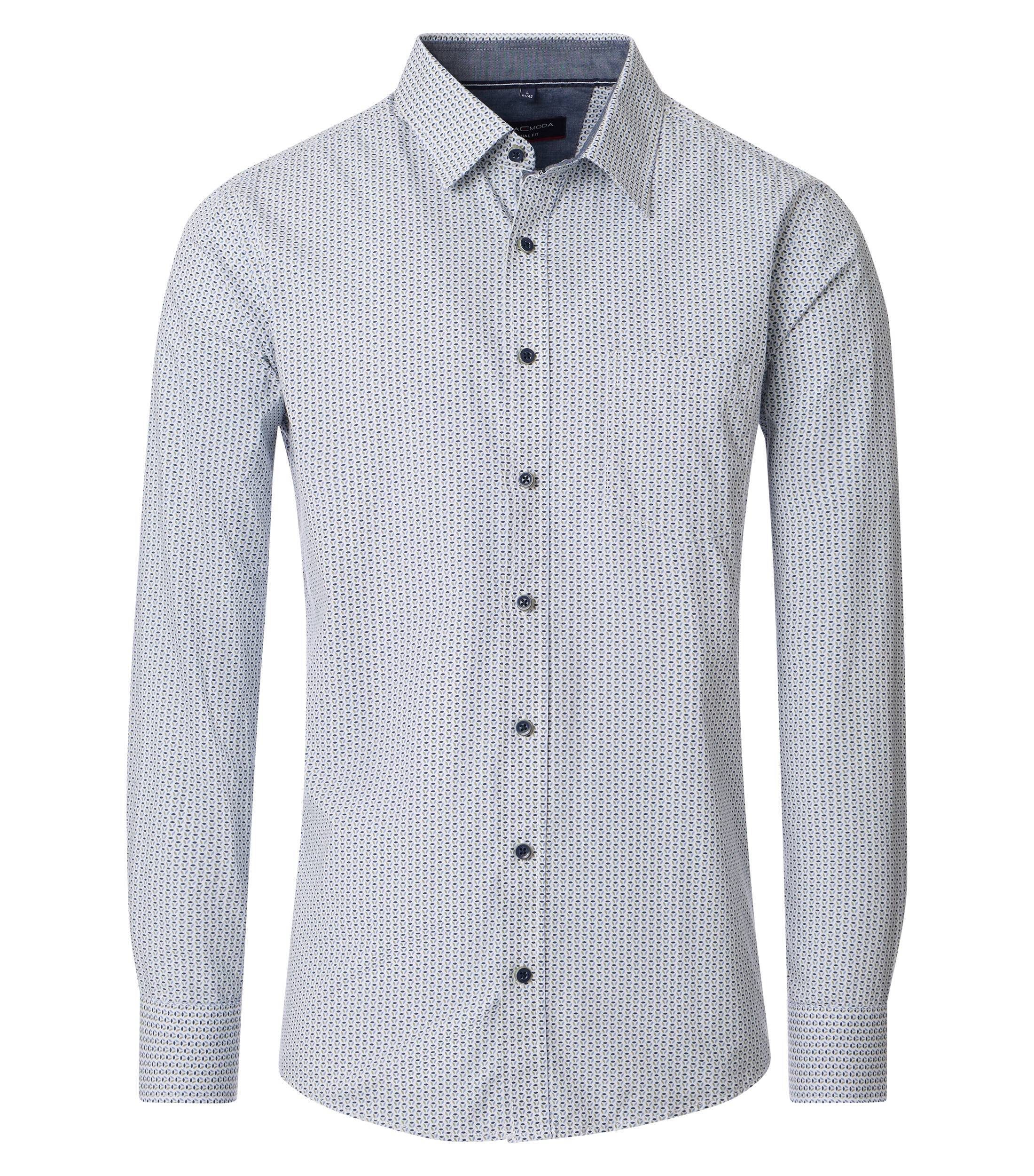 CASAMODA Langarmhemd CASAMODA Freizeithemd Print