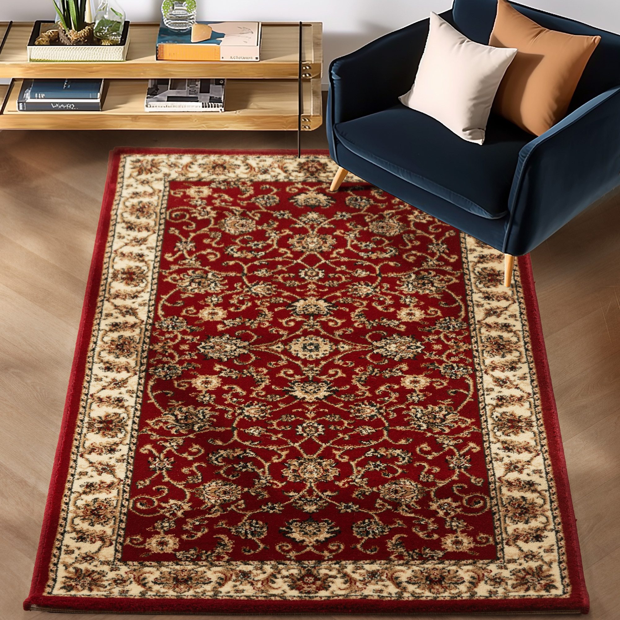 Carpettex Orientteppich Orientalisch Design, Rechteckig, Höhe: 12 mm, Orinet Teppich Webteppich orientalischen Mustern Teppich Wohnzimmer
