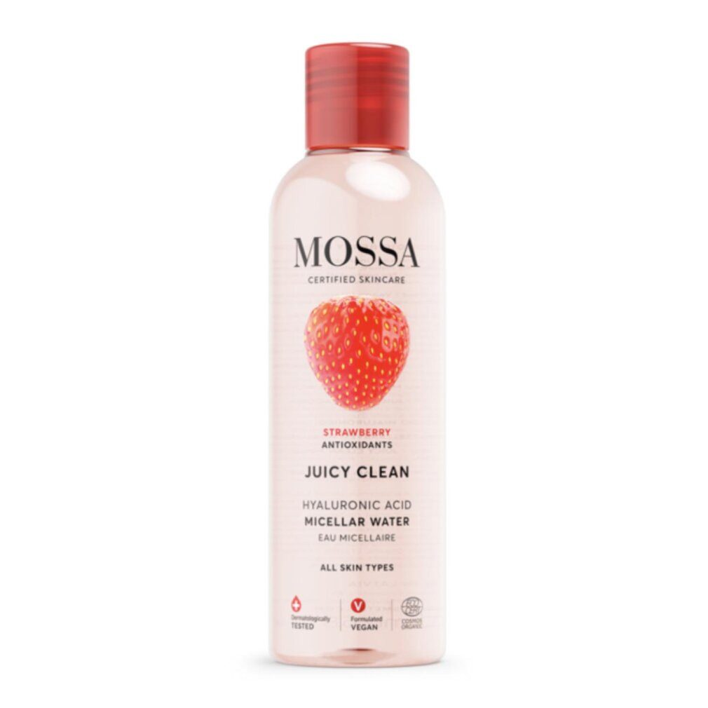 axe Gesichts-Reinigungsfluid Mossa Cosmetics Mossa Juicy Agua Micelar Strawberry Hyaluronic 50ml