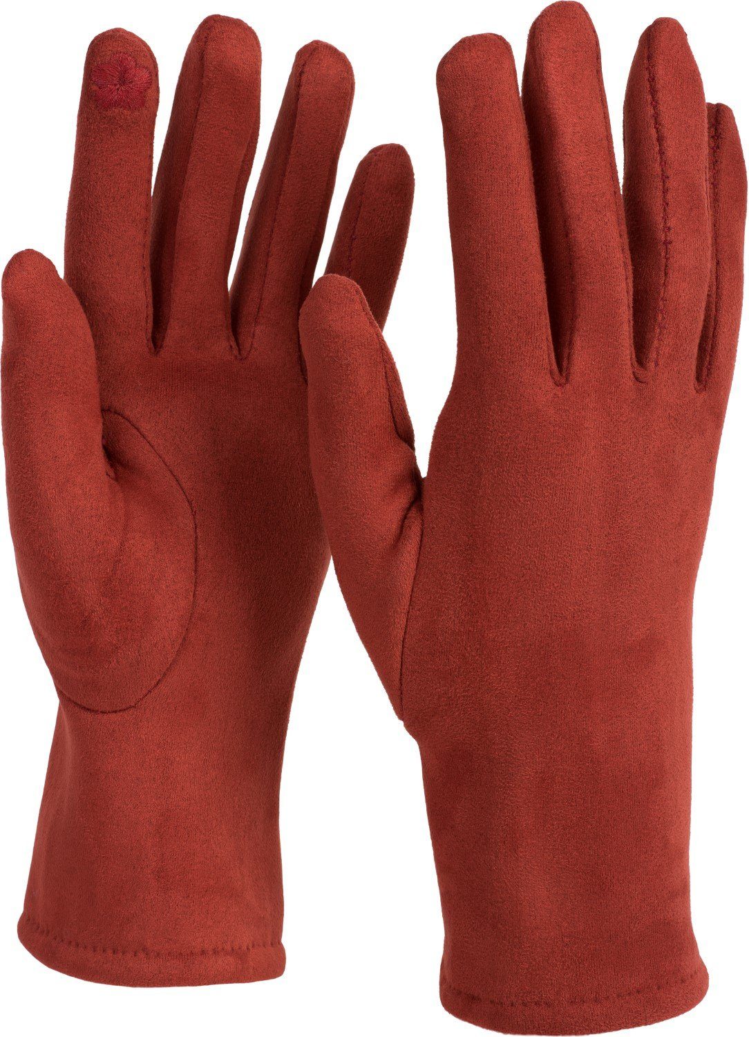 styleBREAKER Strickhandschuhe Touchscreen Stoff Handschuhe mit abnehmbarer günstig online kaufen