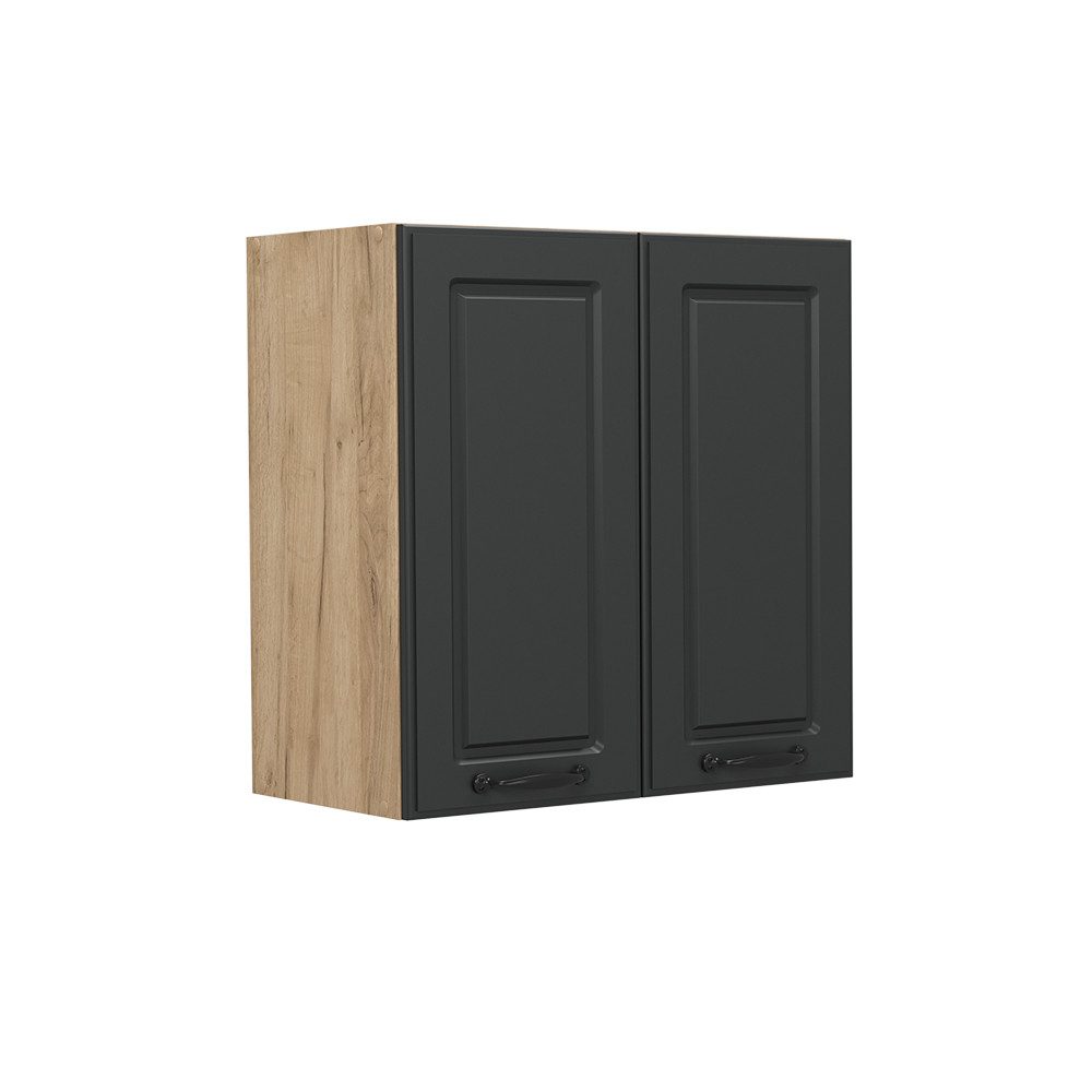 Vicco Hängeschrank R-Line, Anthrazit Landhaus/Goldkraft Eiche, günstig online kaufen