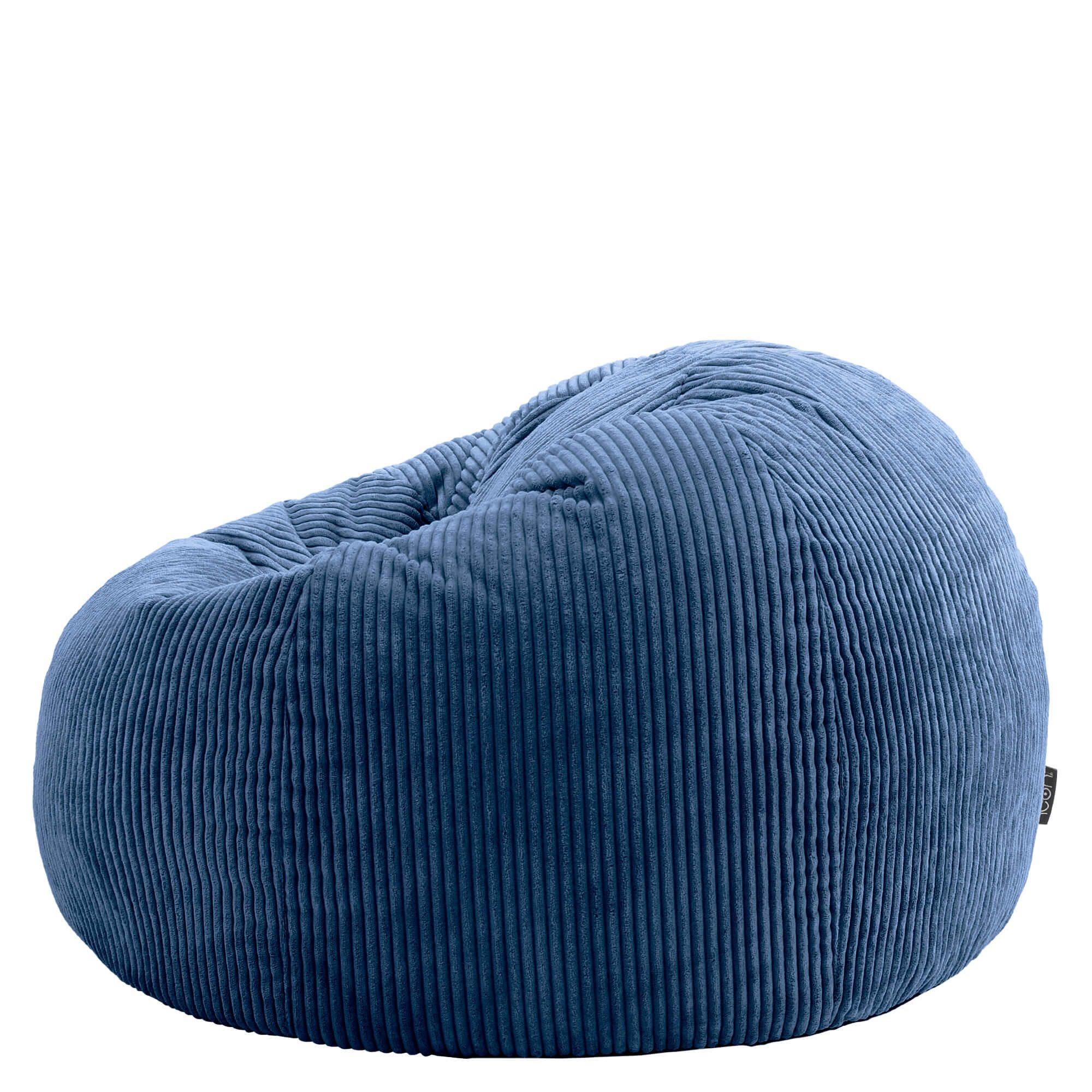icon Sitzsack Sitzsack Erwachsene aus Cord flauschig „Kingston“, 85x50cm, Made in Germany, für Erwachsene & Kinder, mit Füllung – Bild 5 von 5