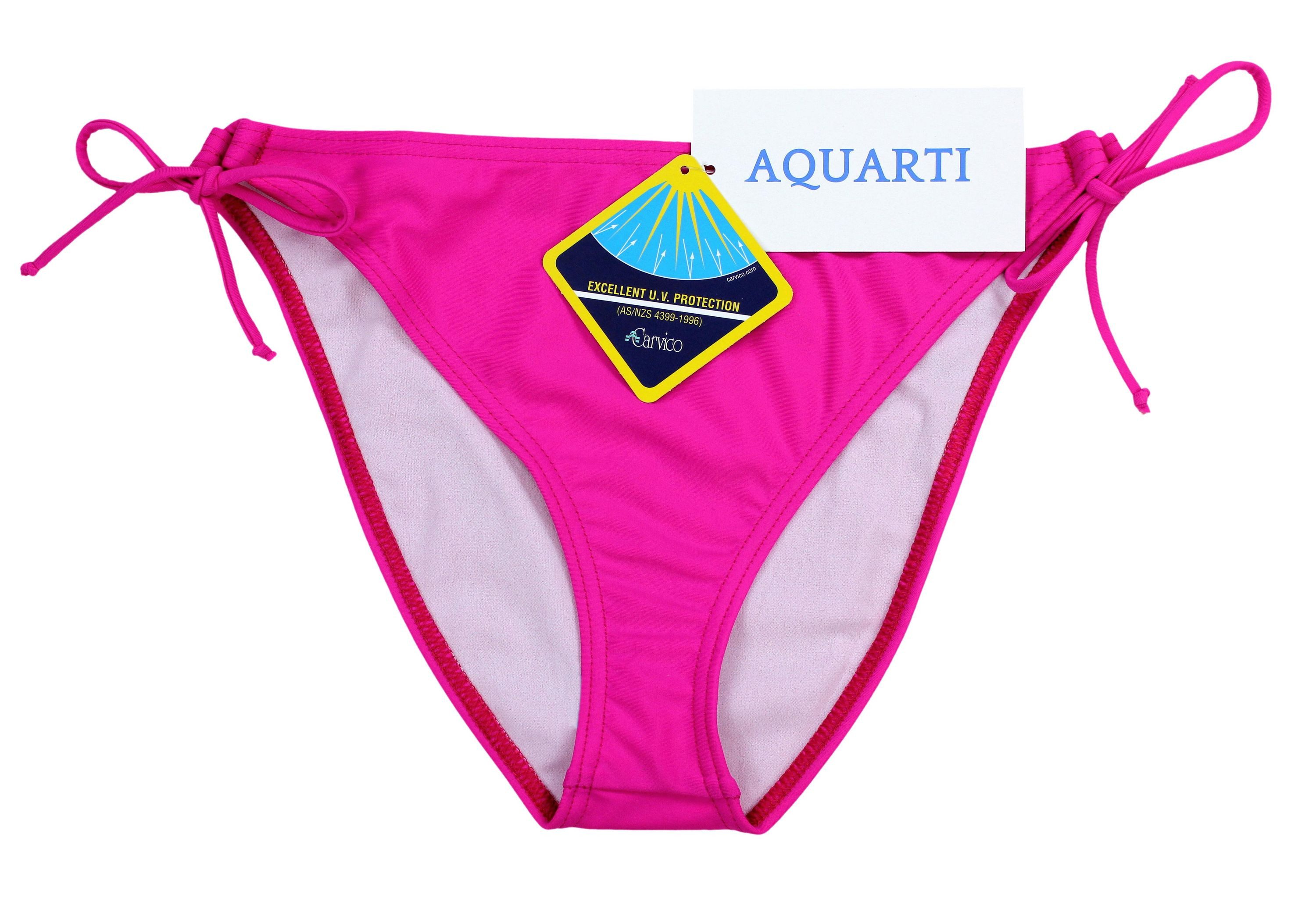 Aquarti Bikini-Hose Aquarti Damen Bikinihose Seitlich Gebunden Bikinislip Höschen – Bild 4 von 5