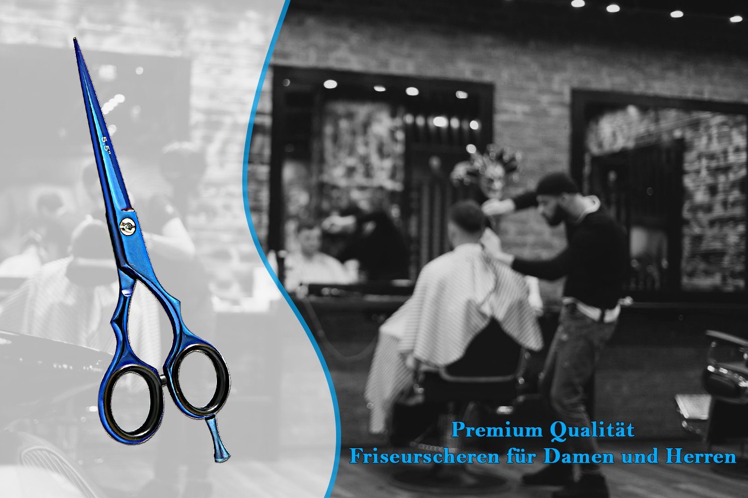 SMI Haarschere Friseurschere 5,5 zoll haarschneideschere haarschere frisör schere