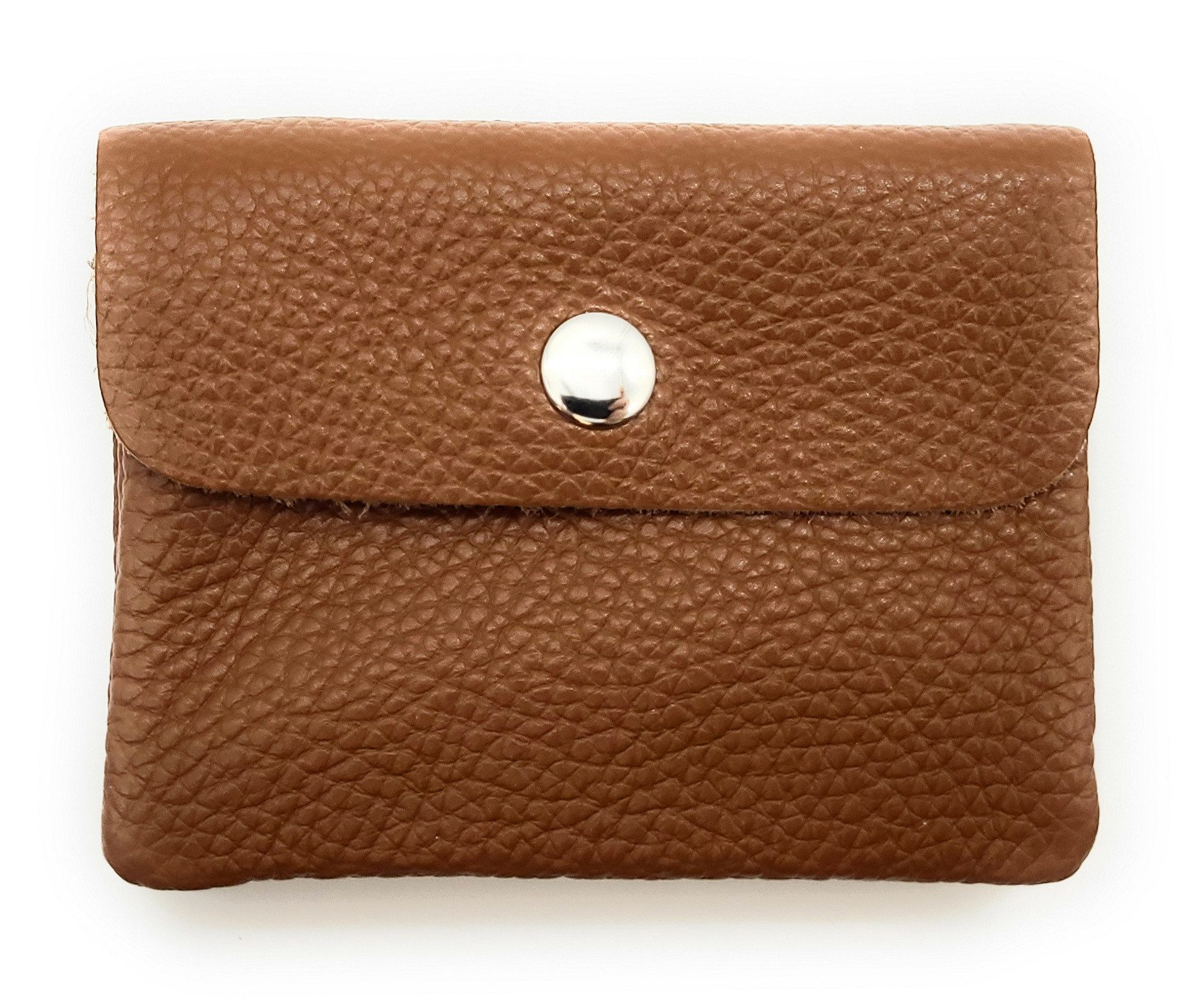 Lemasi Mini Geldbörse kleines echt Leder Portemonnaie, pures Leder, Made in Italy, Die minimalistische Börse, ideal für Urlaub und Alltag