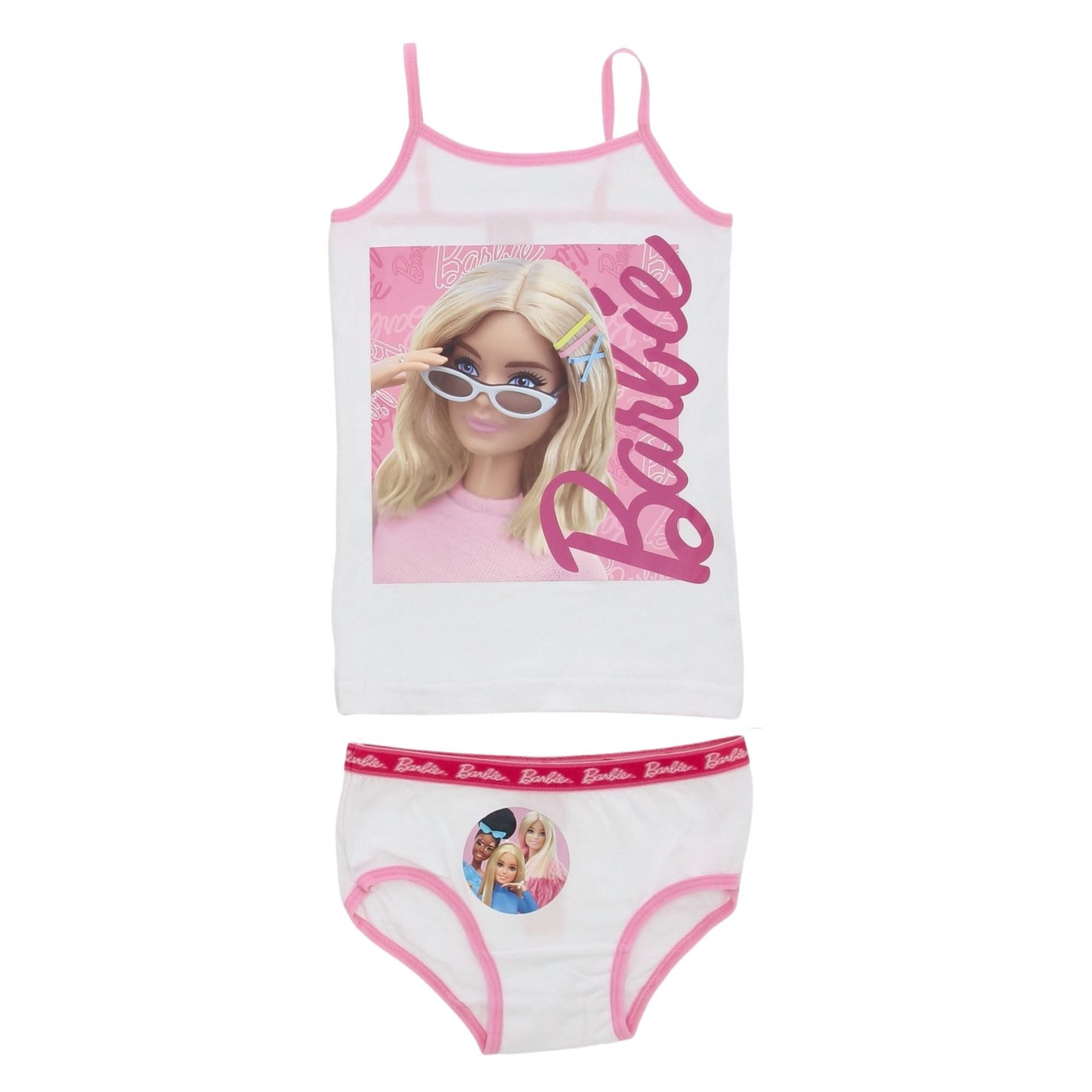 Barbie Unterhemd Unterwäsche-Set für Mädchen – Unterhemd & Slip aus Baumwolle