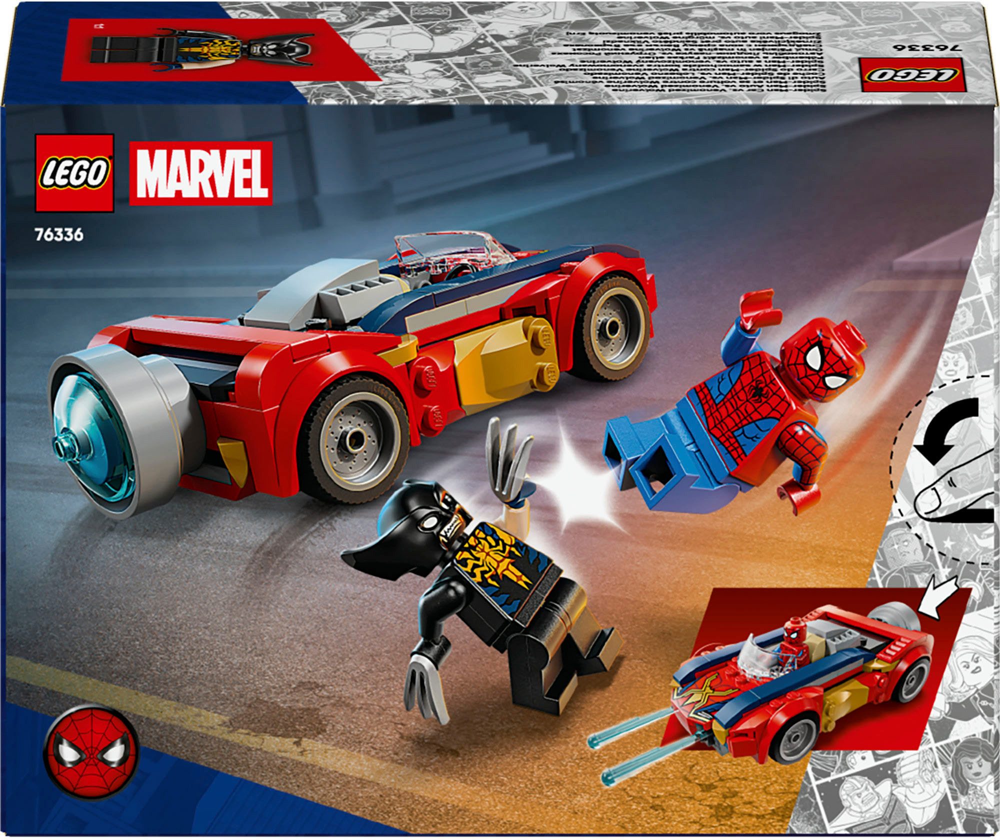 LEGO® Spider-Man Auto vs. Venomized Wolverine (76336), LEGO Super Heroes Ko günstig online kaufen