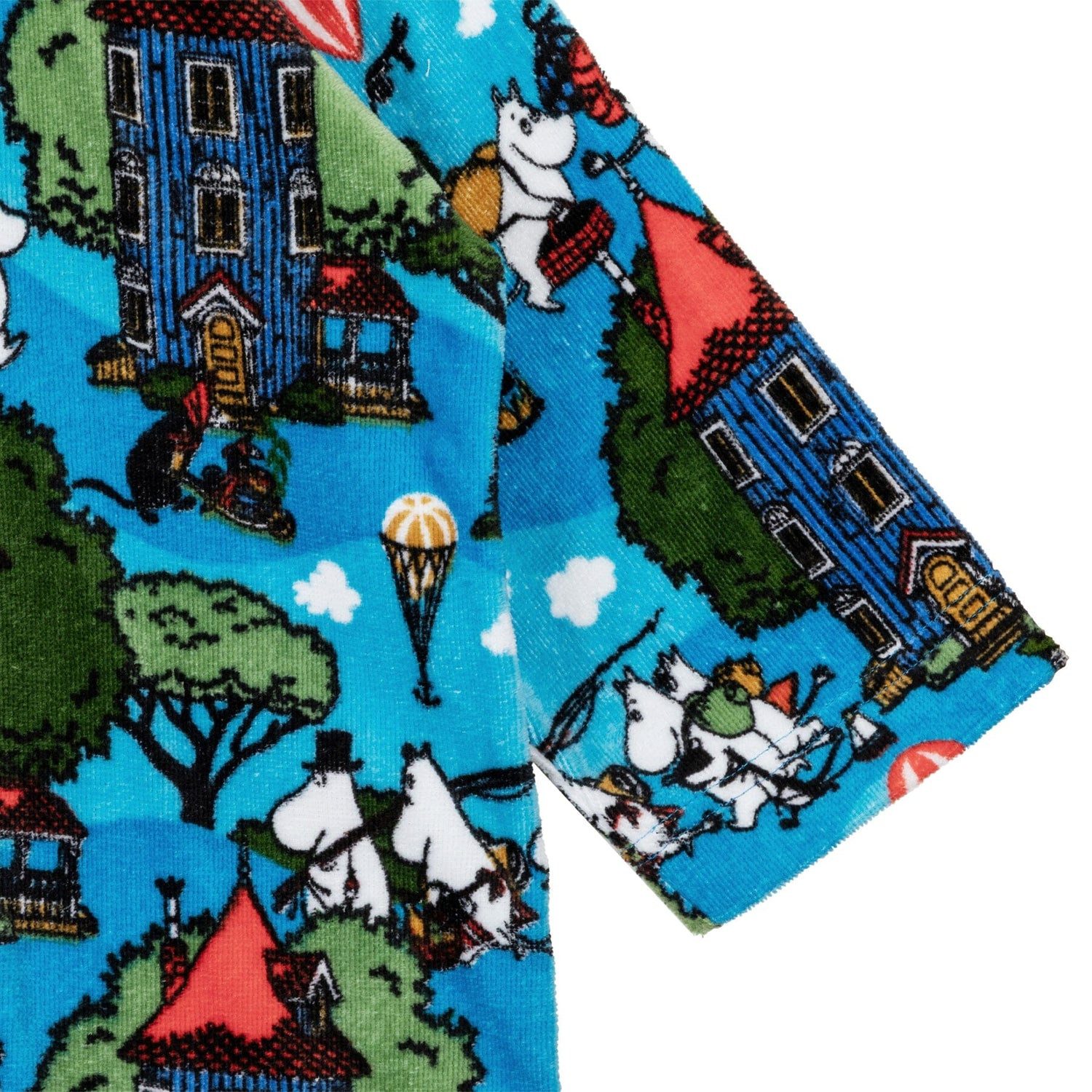 Moomin by Martinex Kinderbademantel MOOMIN – Kinder-Bademantel „Home Yard“ Blau