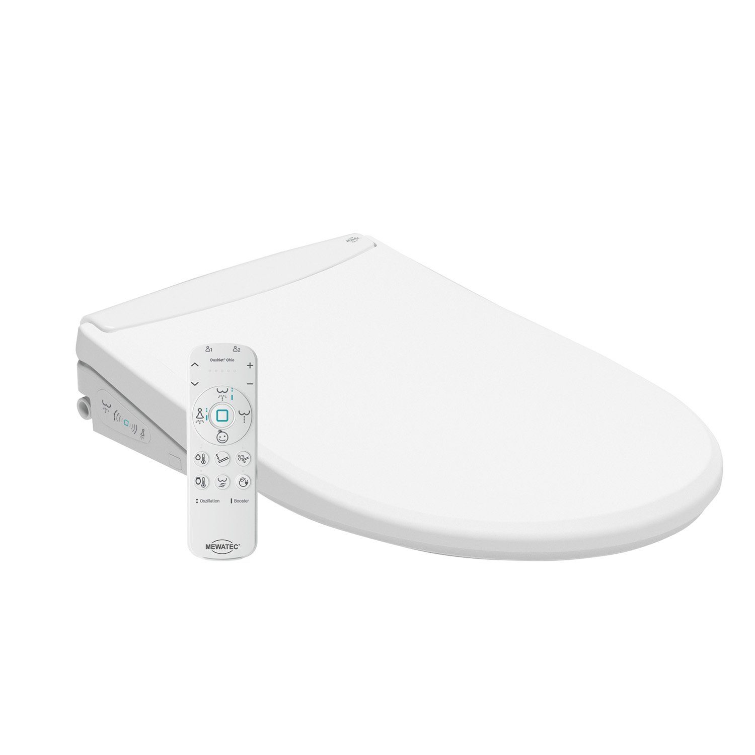 MEWATEC Dusch-WC-Sitz Ohio O800 in V-Form mit Fernbedienung Typ 1 günstig online kaufen