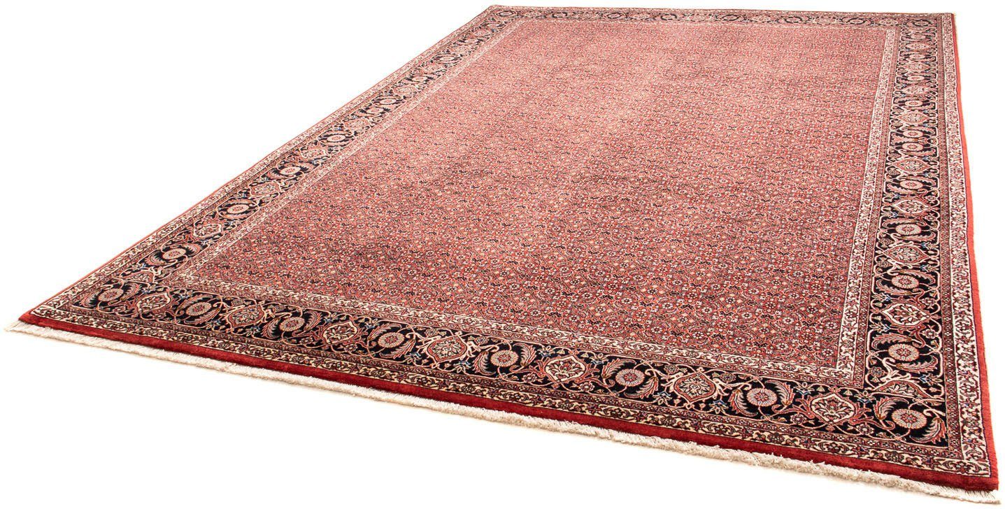 Orientteppich Perser - Bidjar - 350 x 245 cm - rot, morgenland, rechteckig, Höhe: 15 mm, Wohnzimmer, Handgeknüpft, Einzelstück mit Zertifikat