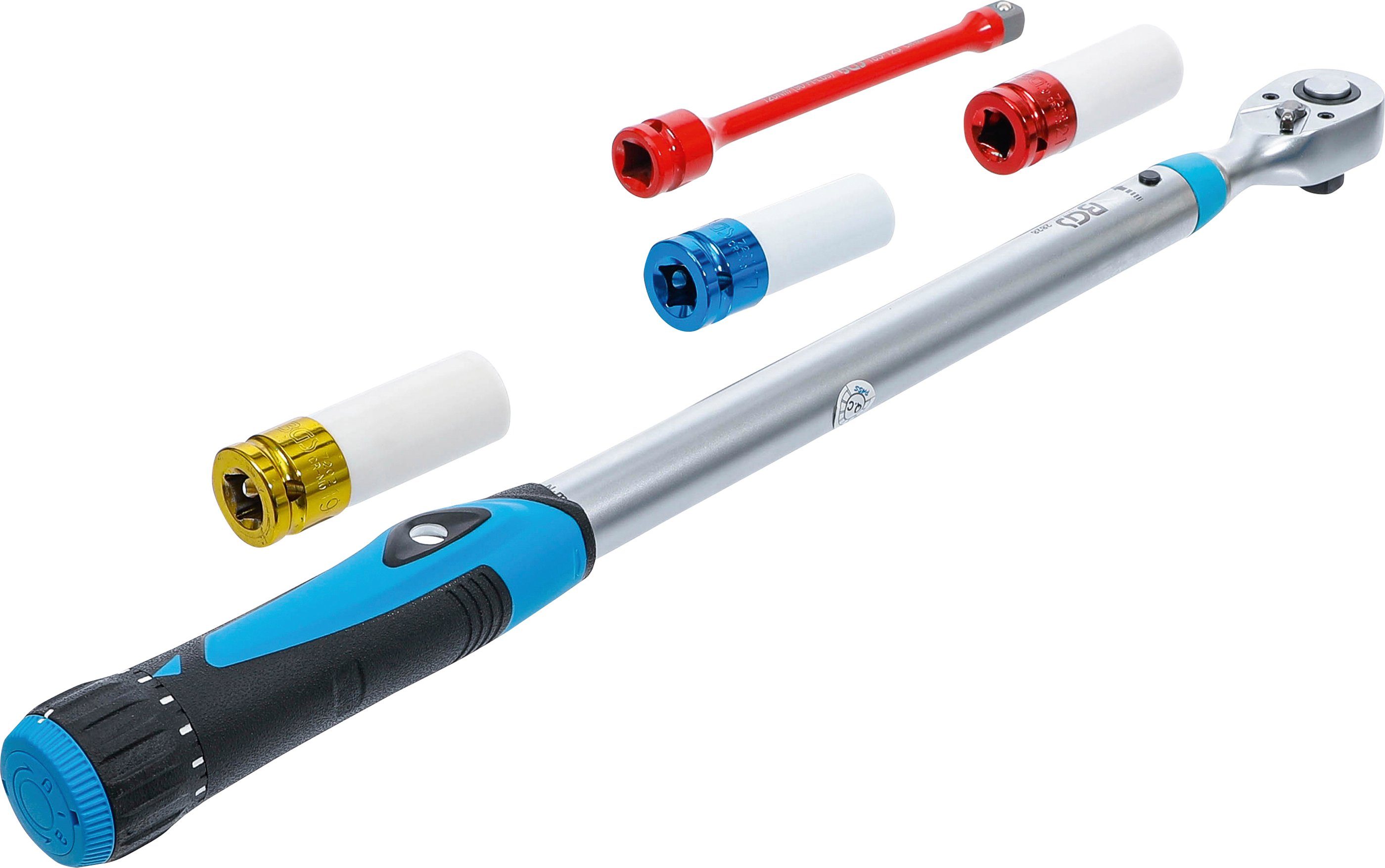 BGS technic Drehmomentschlüssel Radwechsel-Service-Satz - Drehmomentschlüssel-Satz, 1/2", 40-200 Nm (1 St)