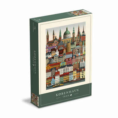 Martin Schwartz Puzzle Kopenhagen / København 50 x 70 cm, 1000 Puzzleteile