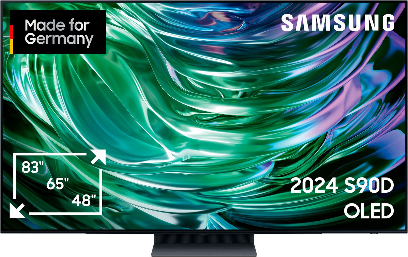 Samsung GQ83S90DAE OLED-Fernseher (209 cm/83 Zoll, 4K Ultra HD, Smart-TV, Neural Quantum 4K AI Gen2 Prozessor, bis zu 144Hz) schwarz ! RABATT: 38.36% Samsung GQ83S90DAE OLED-Fernseher (209 cm/83 Zoll, 4K Ultra HD, Smart-TV, Neural Quantum 4K AI Gen2 Prozessor, bis zu 144Hz) schwarz ! RABATT: 38.36%