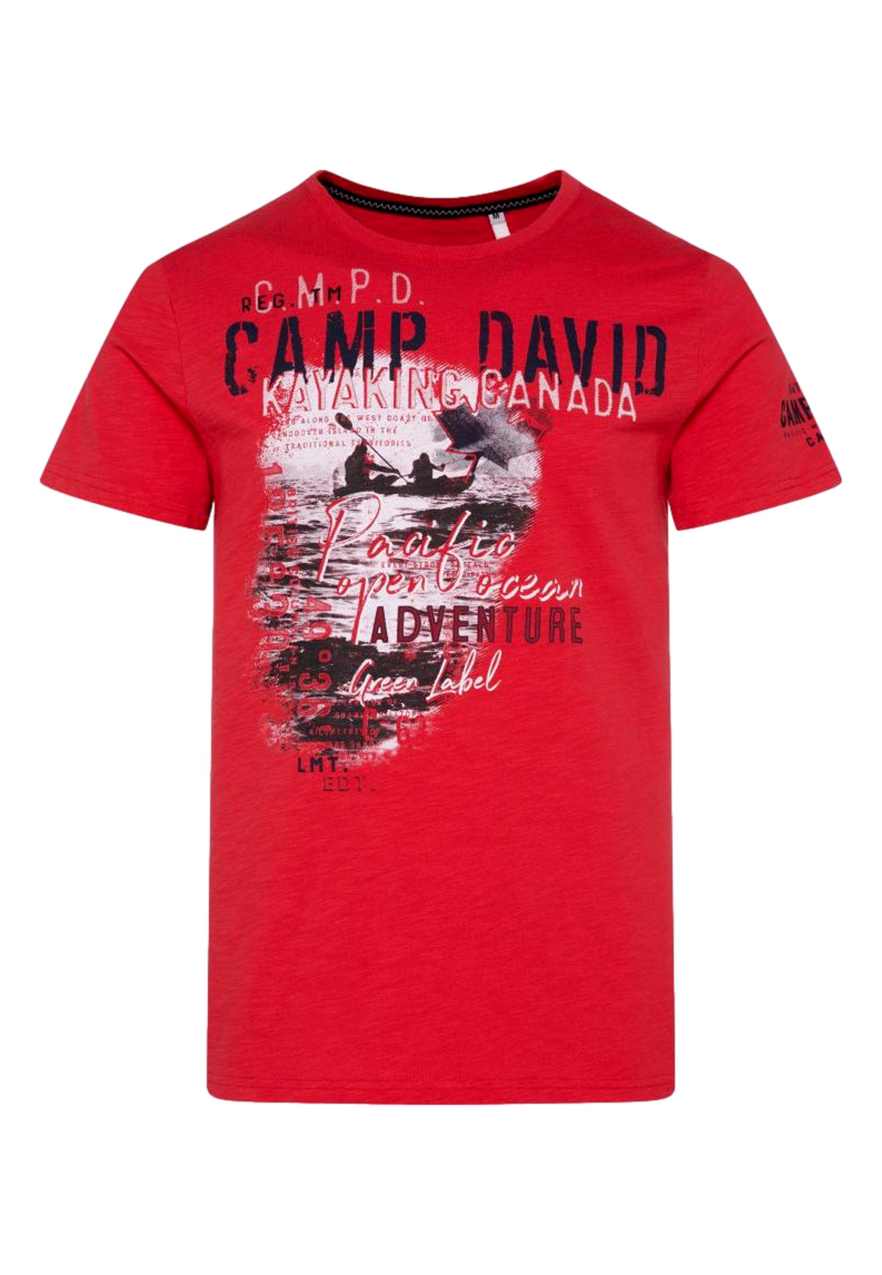 CAMP DAVID T-Shirt T-Shirt Kurzarmshirt (1-tlg., günstig online kaufen