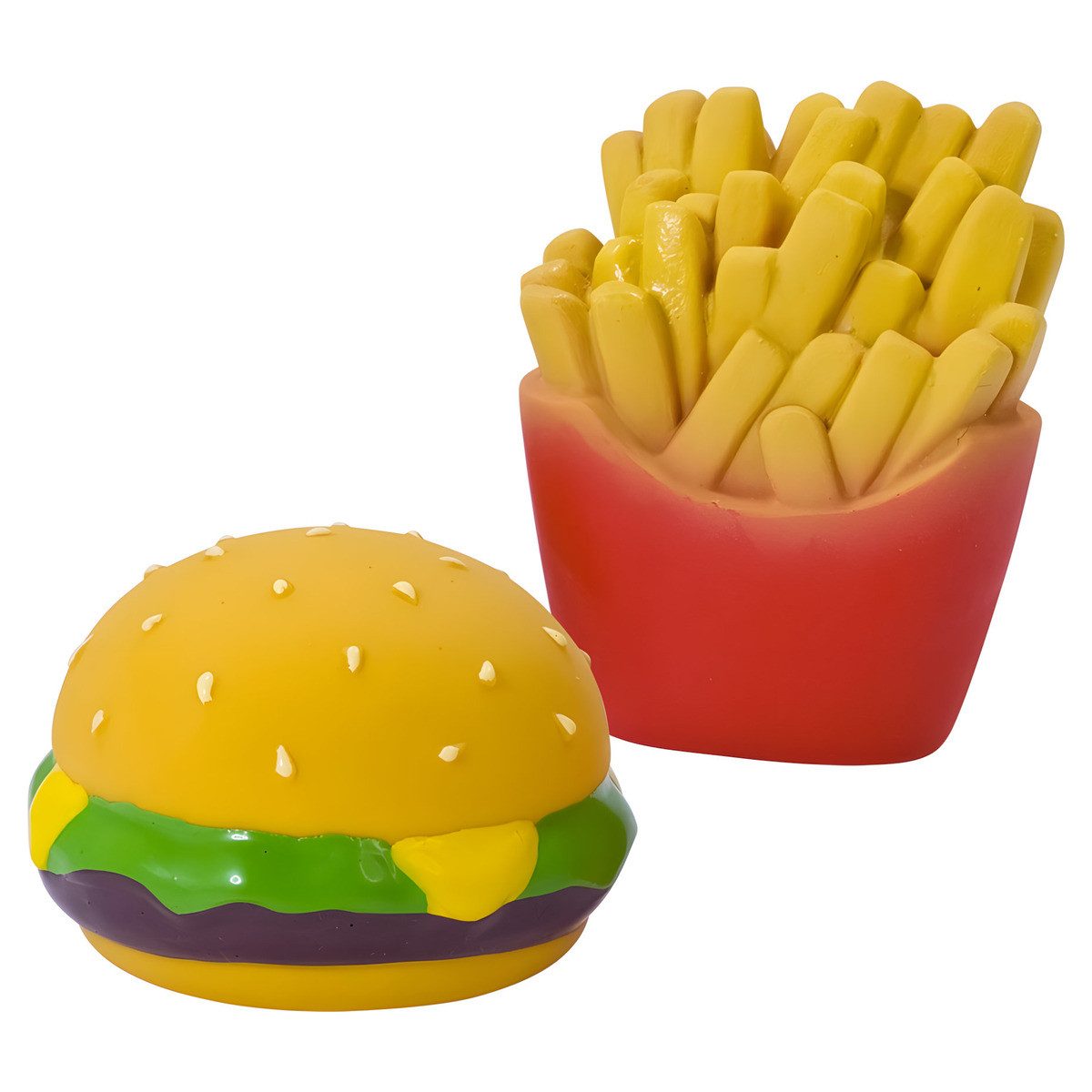 Nobby Tierquietschie Hundespielzeug Fastfood aus Latex