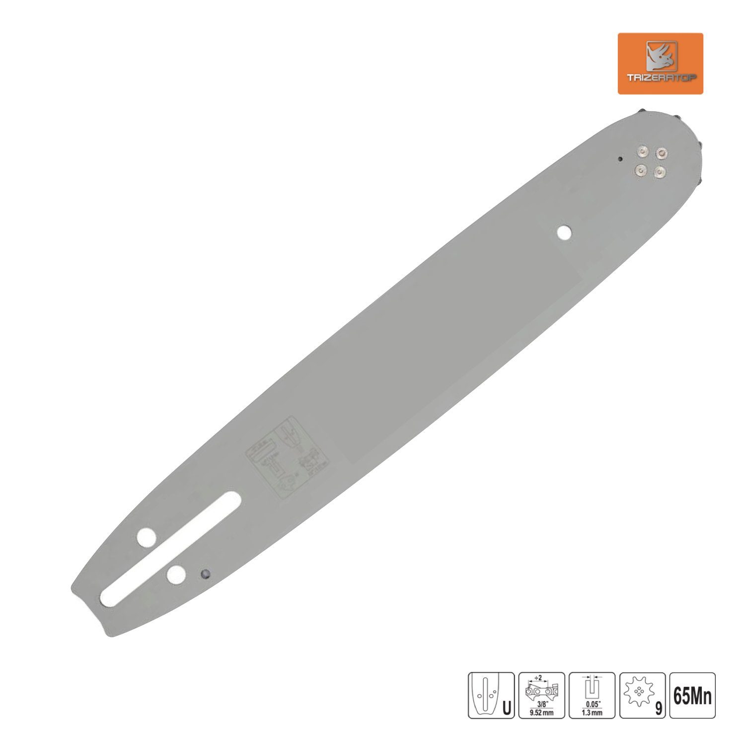 TRIZERATOP Führungsschiene 35cm - 3/8" x 1,3mm ähnlich 30050004809, 30050007409, 5019592-52, 1,3 mm, (35cm - 3/8" x 1,3mm ähnlich 30050004809, 30050007409, 5019592-52, 1-St., 35cm - 3/8" x 1,3mm ähnlich 30050004809, 30050007409, 5019592-52)