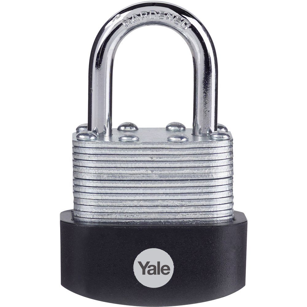 Yale Vorhängeschloss YALE Y125B/40/122/1 Vorhängeschloss 40 mm Silber, Schwarz Schlüssel